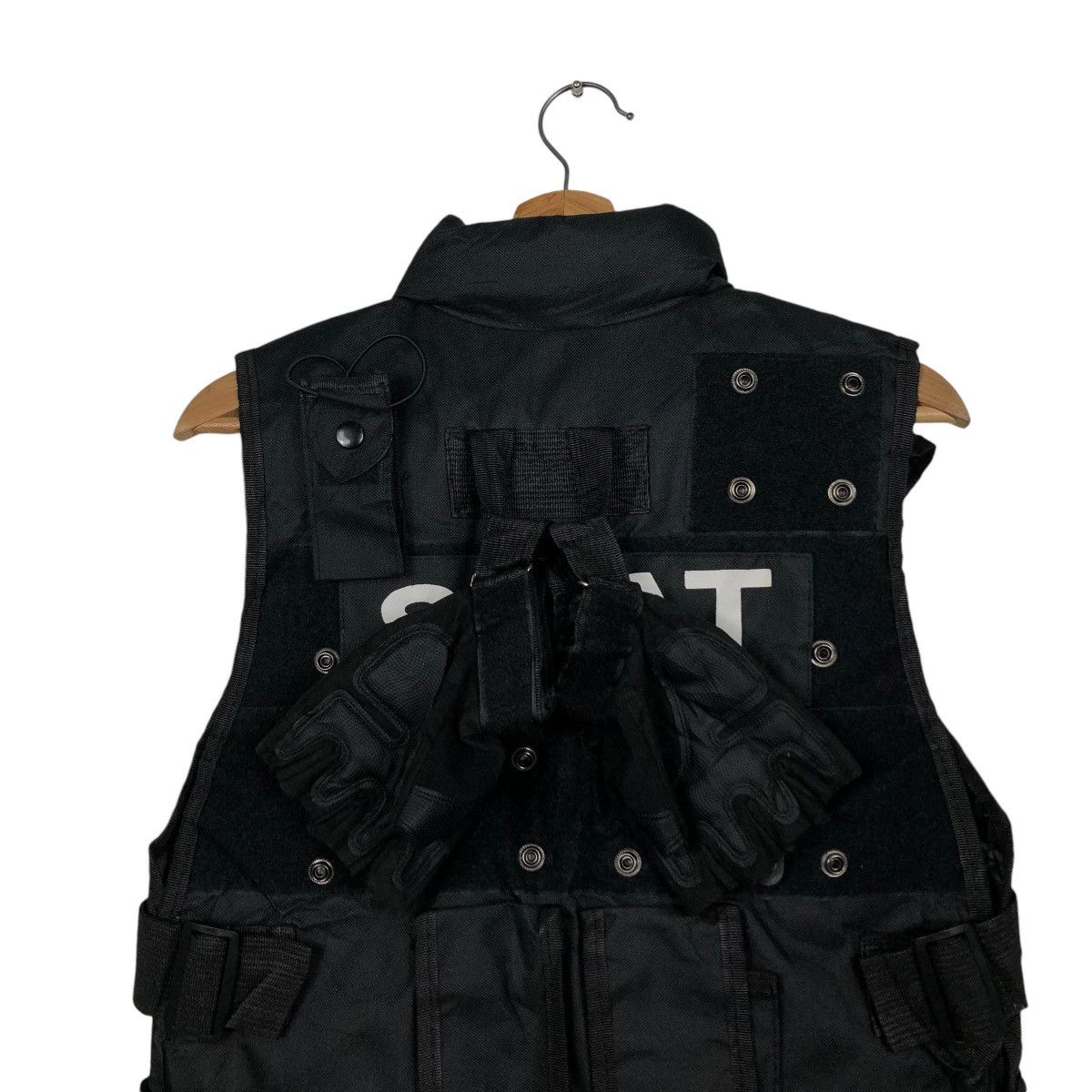 Japanese Brand VINTAGE UTILITY MULTI POCKET PARACHUTE DESIGN SWAT BIG LOGO Size US M / EU 48-50 / 2 - 11 Thumbnail