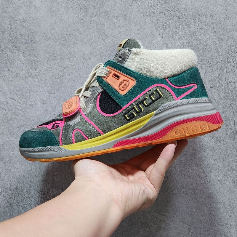 Gucci Gucci Ultrapace Suede Sneakers for Men - Size US 6.5 / EU 39-40 - 6 Thumbnail