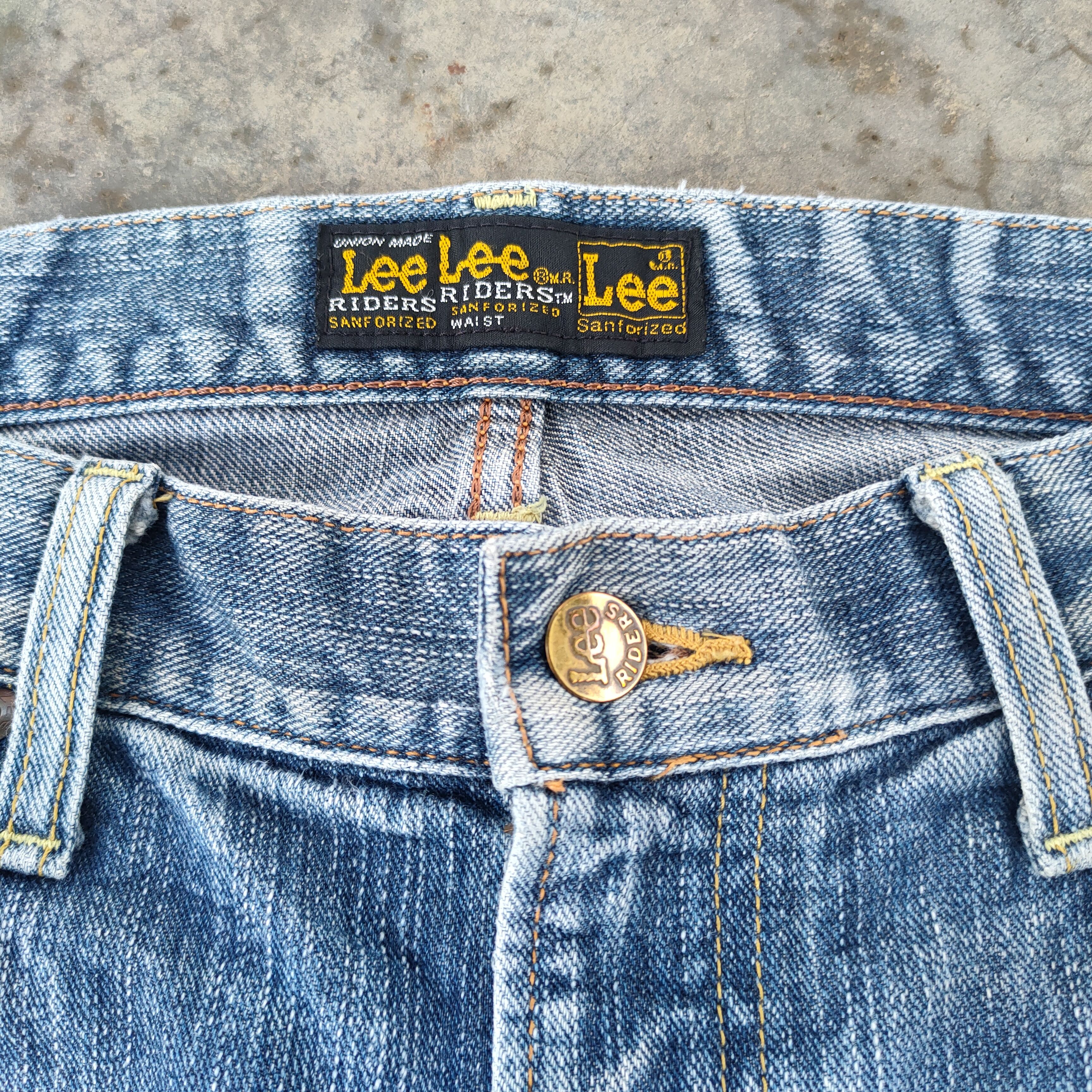 Lee Lee riders vintage jeans faded denim pants Size US 34 / EU 50 - 6 Thumbnail