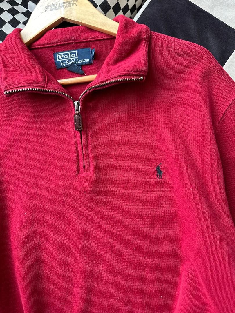 Polo Ralph Lauren × Ralph Lauren × Vintage VINTAGE POLO RALPH LAUREN HALF ZIPPER Size US L / EU 52-54 / 3 - 2 Thumbnail