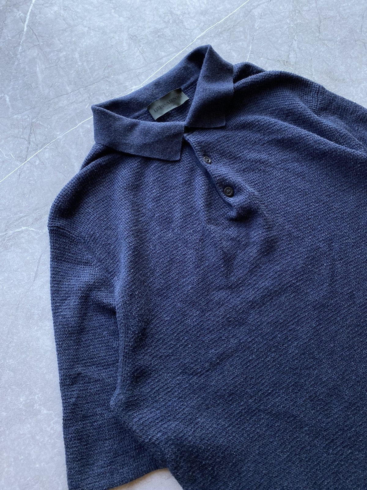 Iris von Arnim Rare Iris von Arnim Uomo Relaxed Long Polo Made in Italy Size US L / EU 52-54 / 3 - 3 Thumbnail