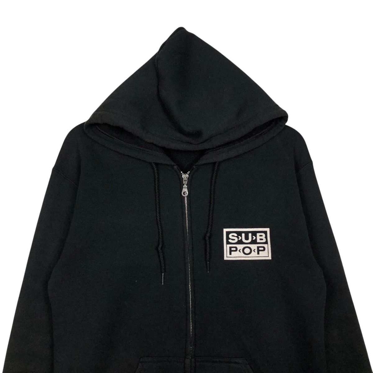 Band Tees 🔥VINTAGE ZIPPER HOODIE SUB POP BIG LOGO SPELL OUT Size US S / EU 44-46 / 1 - 5 Thumbnail
