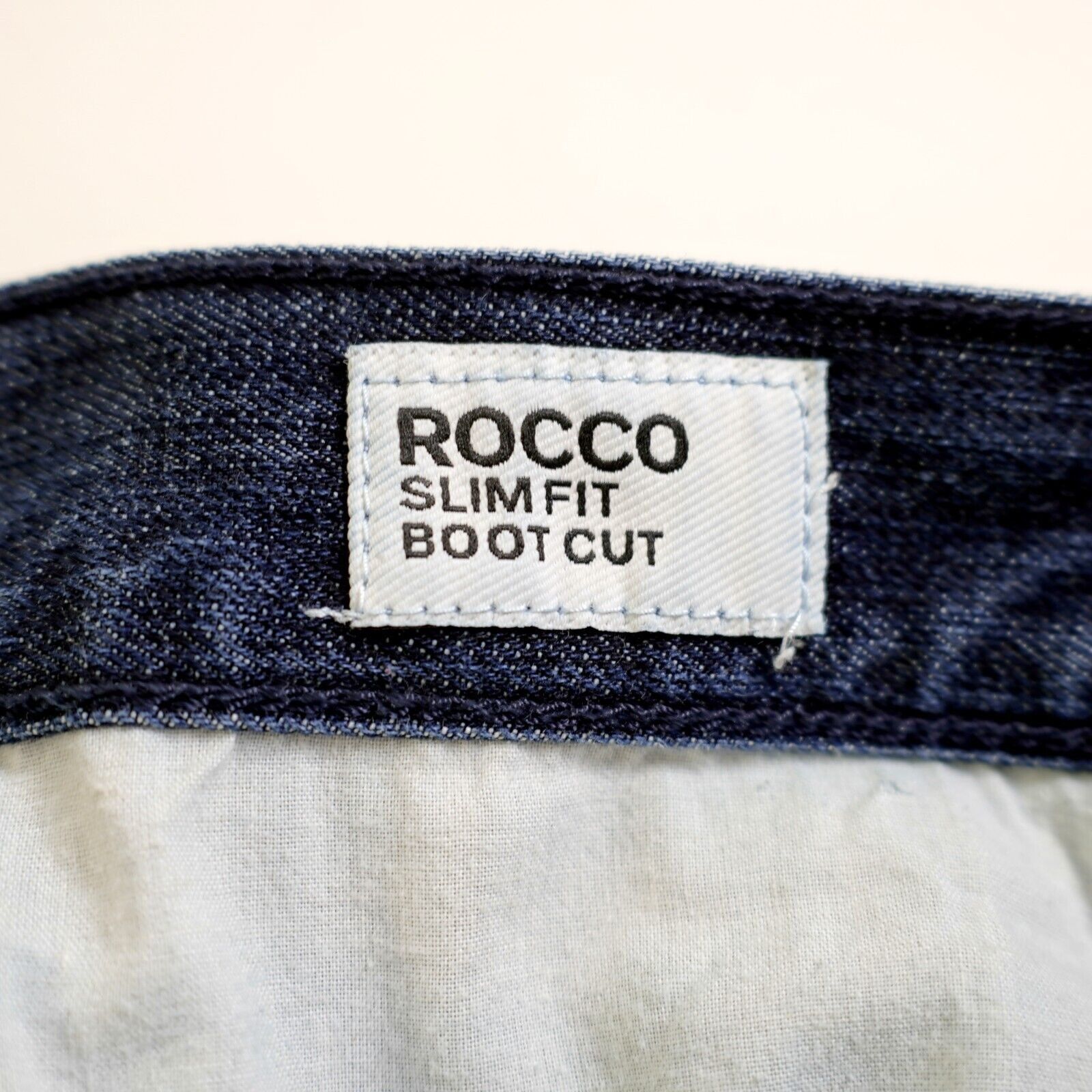 Express Express Rocco Slim Fit Bootcut Blue Denim Low Rise Jeans 31/ Size US 31 - 12 Thumbnail
