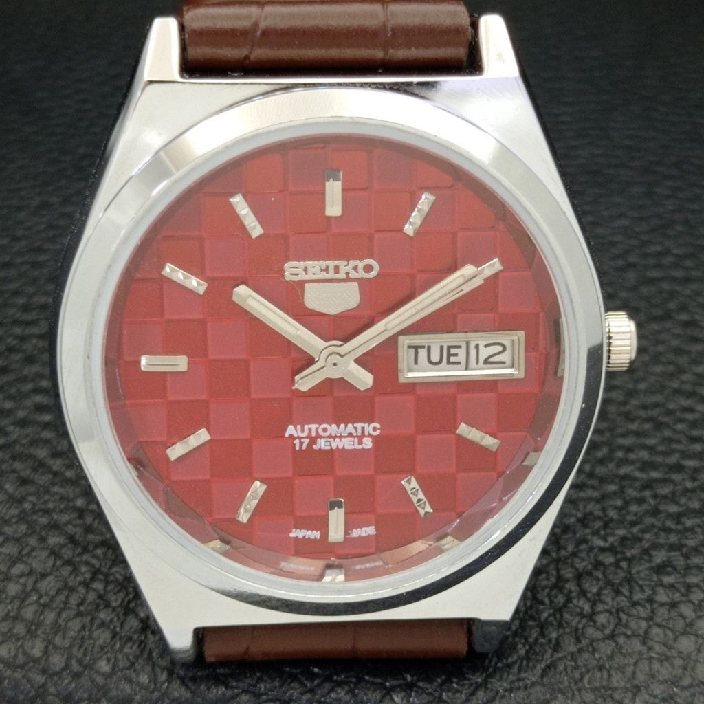 Seiko REFURBISHED VINTAGE SEIKO 5 AUTO JAPAN MENS WATCH a440209 Size 38 - 3 Thumbnail