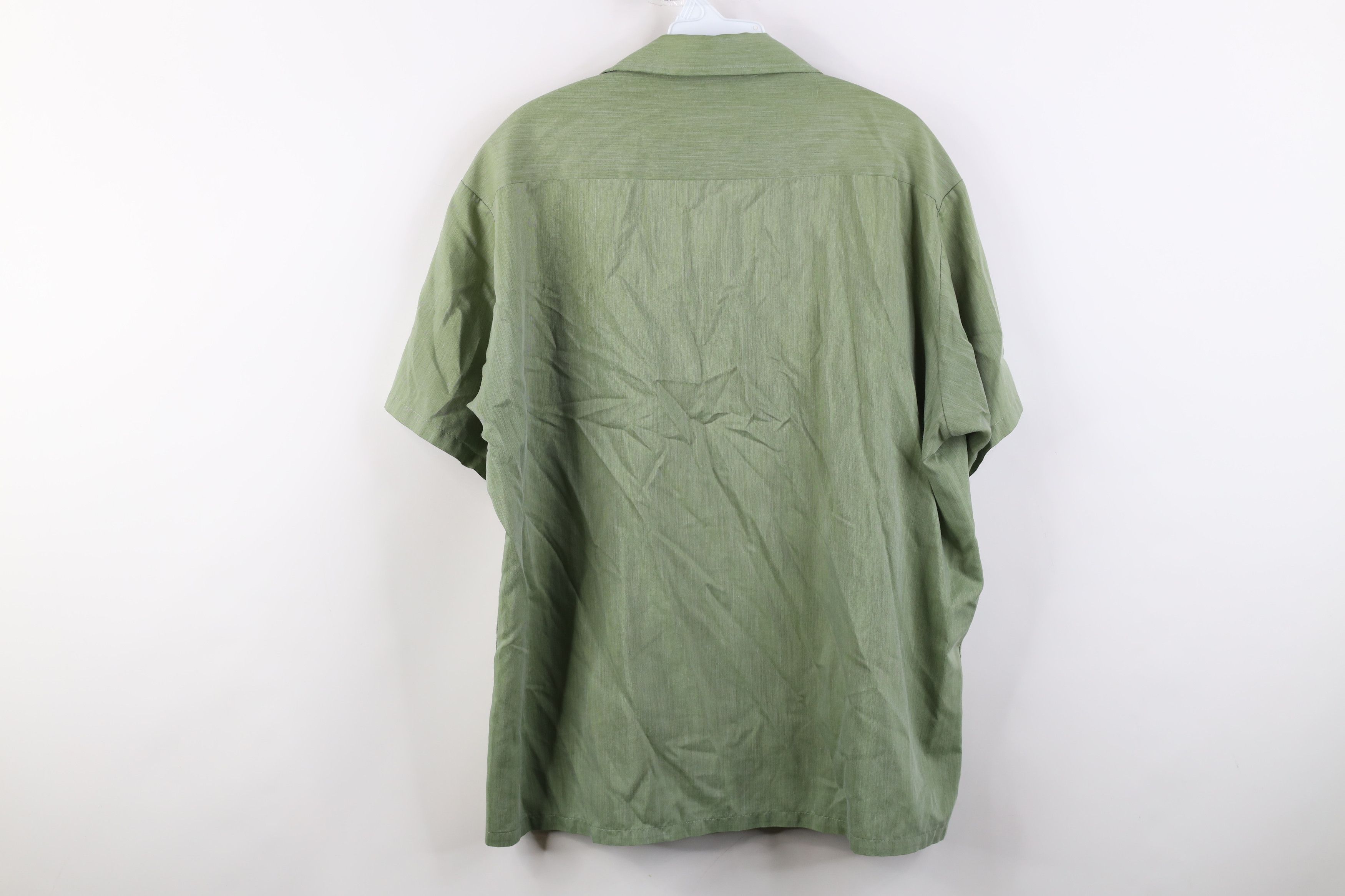 Vintage Vintage 50s Penneys Looped Collar Camp Button Shirt USA Size US L / EU 52-54 / 3 - 14 Thumbnail