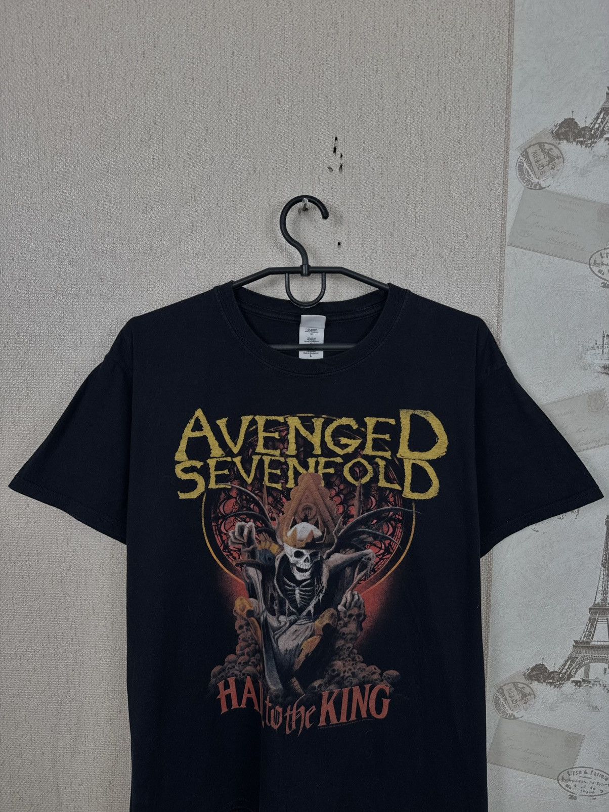 Other Avenged Sevenfold T shirt Black Hail to the King SL 2013 Size US L / EU 52-54 / 3 - 7 Thumbnail