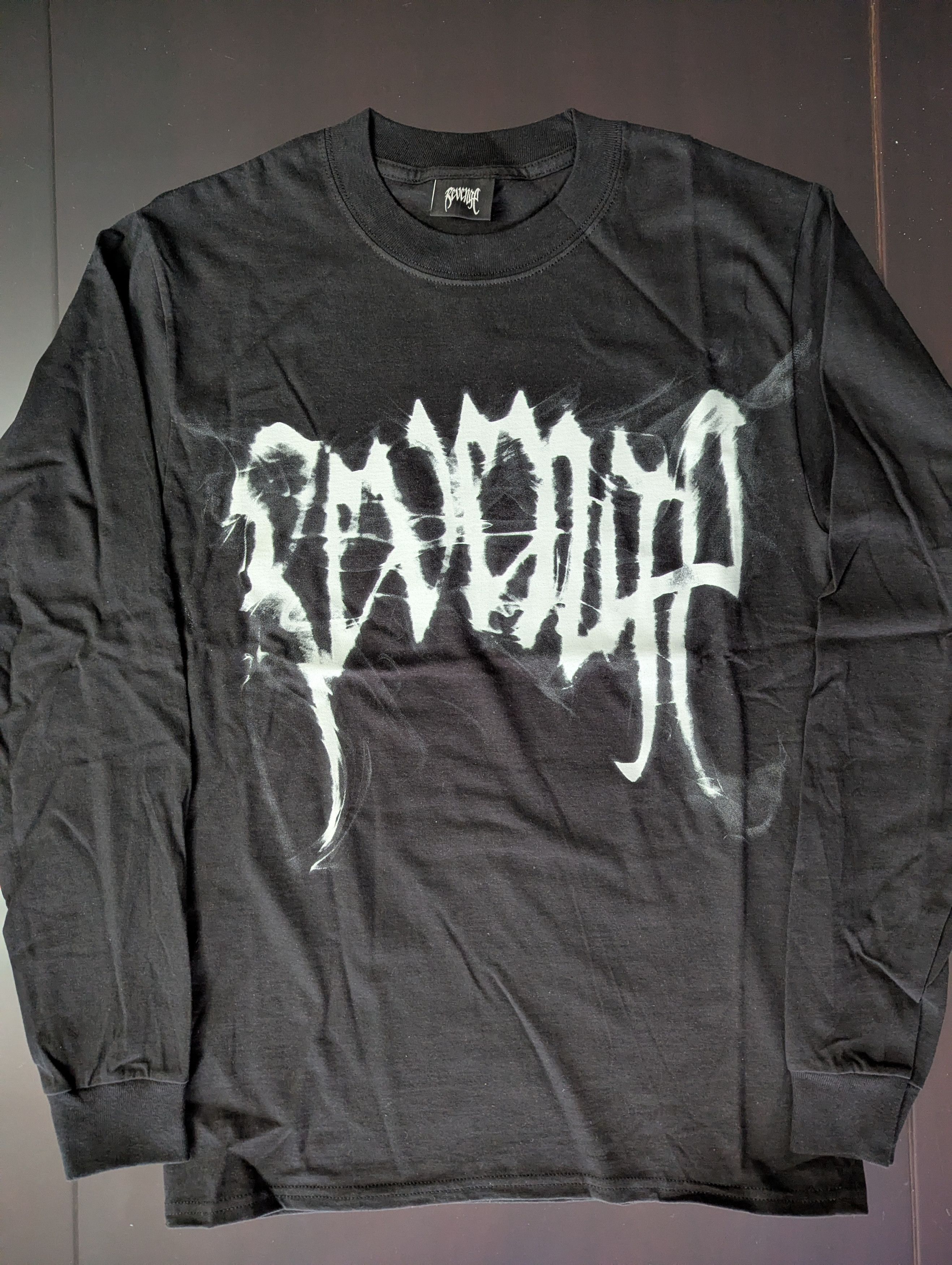 Revenge Revenge Smoked Logo L/S tee Size US S / EU 44-46 / 1 - 1 Thumbnail