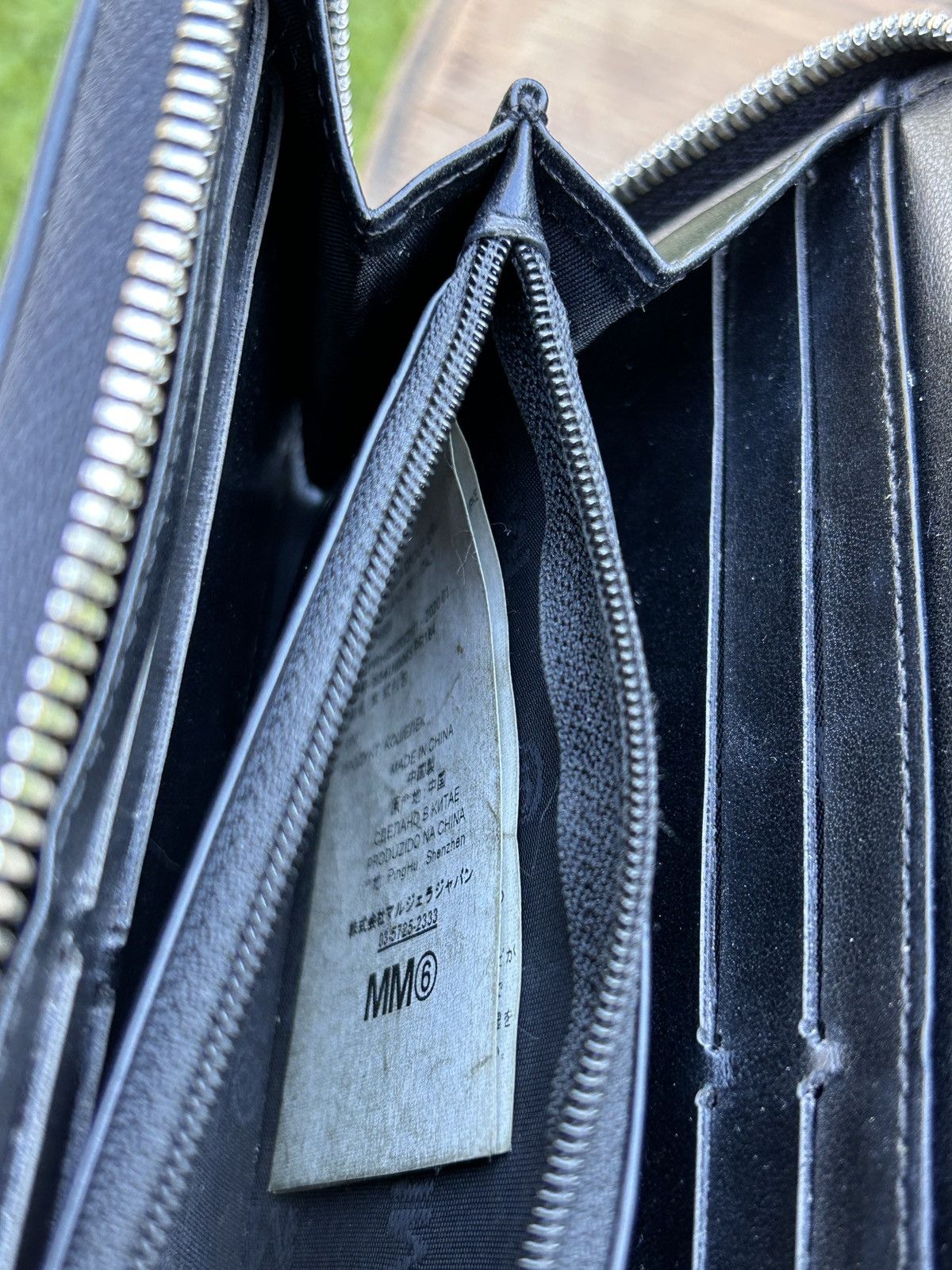 Maison Margiela Maison Margiela MM6 Directory Print Long Zip Wallet Size ONE SIZE - 11 Thumbnail