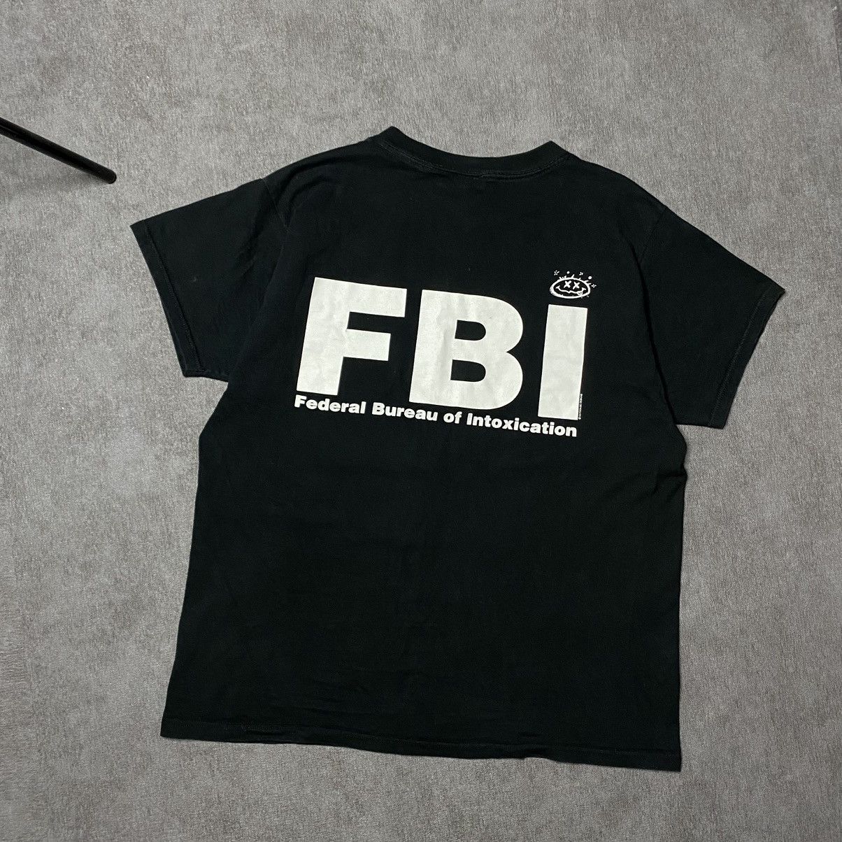 Vintage 90s FBI Federal Bureau of Intoxication T-Shirt - Long 