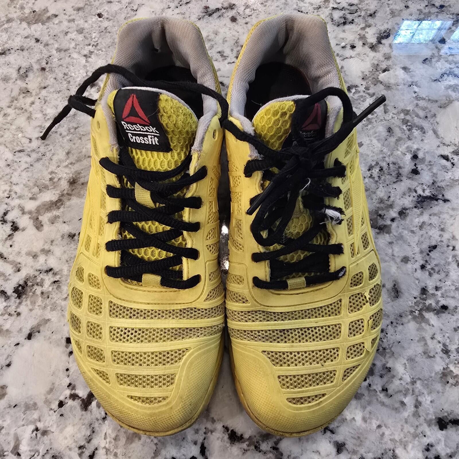 Reebok Reebok Wmns Size 7.5 CrossFit Nano 3.0 Yellow Athletic Shoes Size US 7.5 / IT 37.5 - 3 Thumbnail