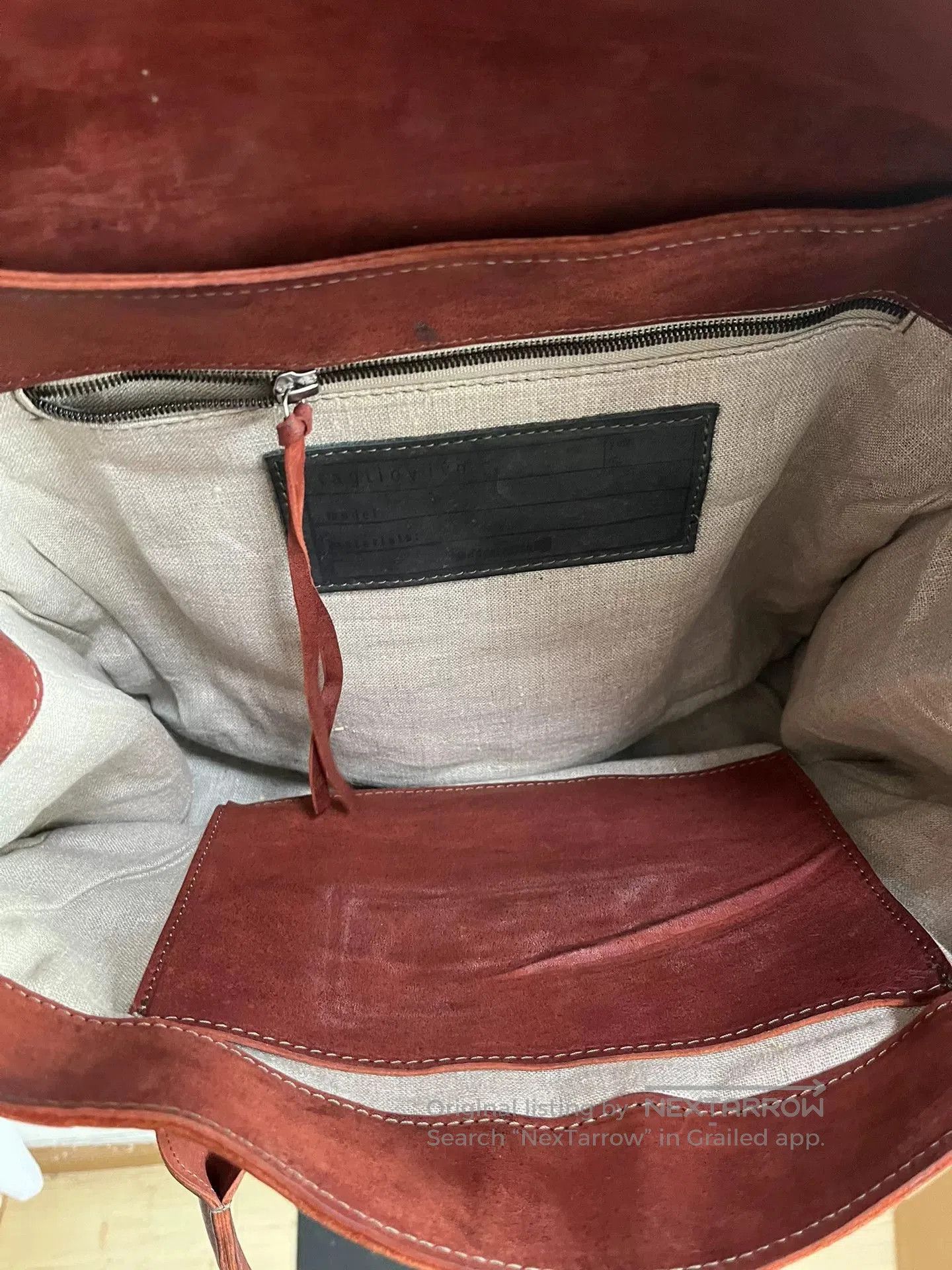 Other Tagliovivo Rust Red Leather Handbag. Size ONE SIZE - 6 Thumbnail