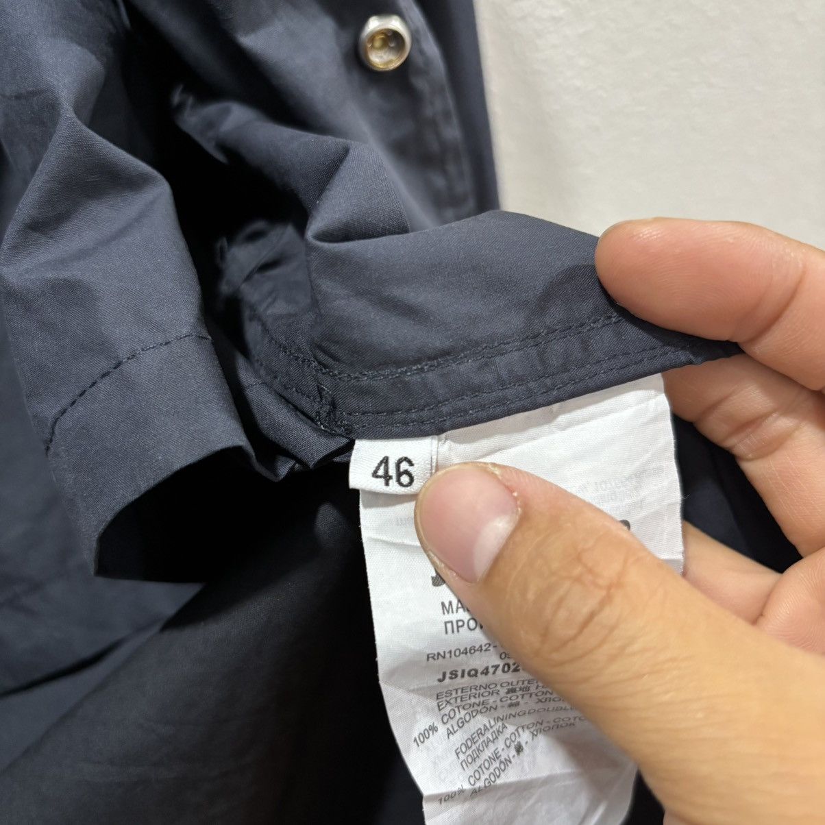 Jil Sander JIL SANDER Coach Jacket Navy Size US S / EU 44-46 / 1 - 9 Thumbnail