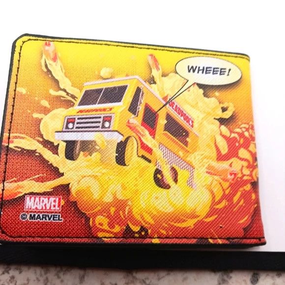 Other Dead Pool Men's Bi Fold Wallet Vegan Leather New Made in USA Size ONE SIZE - 7 Thumbnail