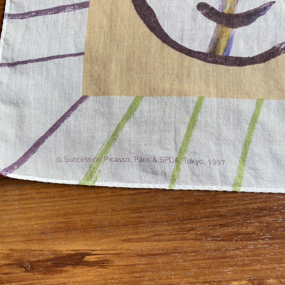 Designer Picasso printed handkerchief Size ONE SIZE - 3 Thumbnail