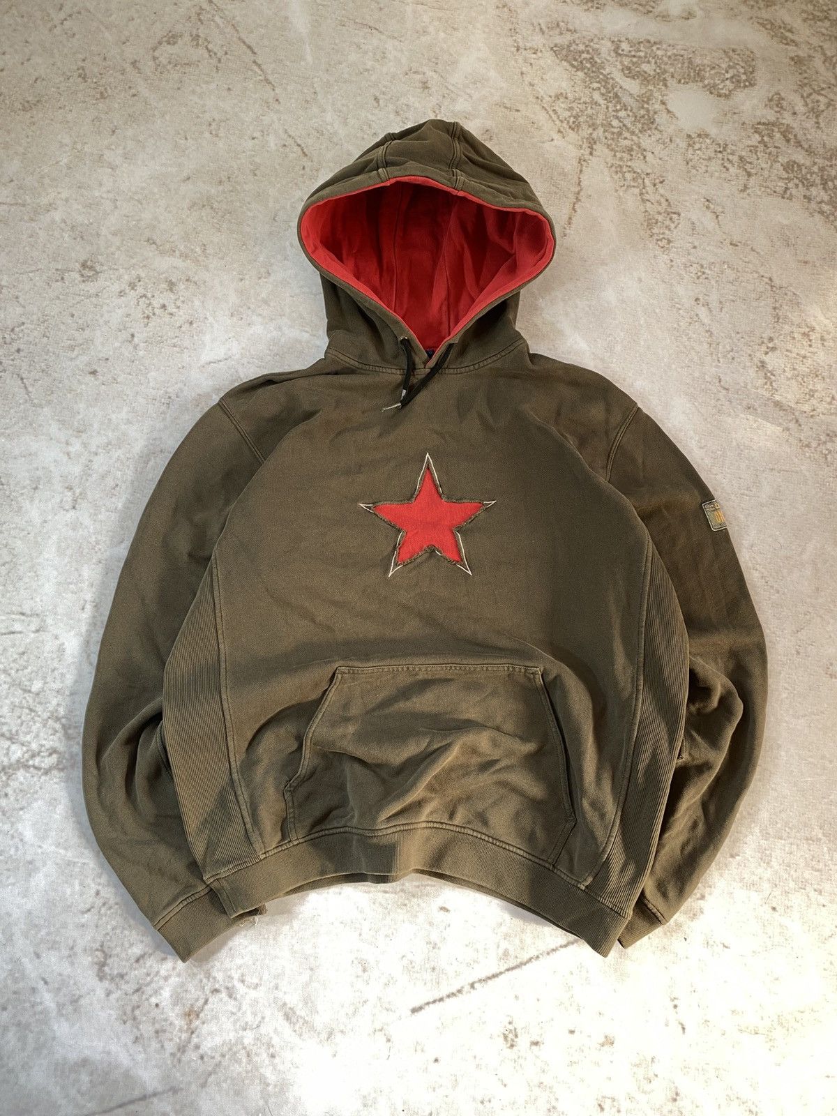 Converse × Vintage Vintage 90s Converse Star Hoodie Distressed Baggy style Size US XL / EU 56 / 4 - 1 Thumbnail