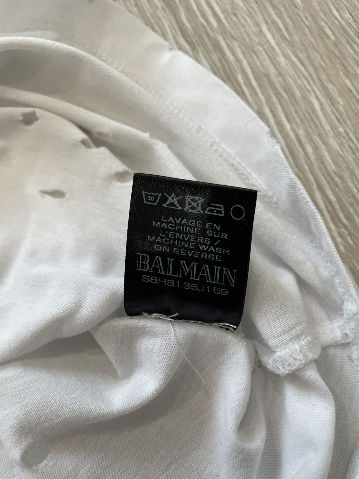 Balmain Balmain White Coin Flock T-shirt Size US M / EU 48-50 / 2 - 8 Thumbnail