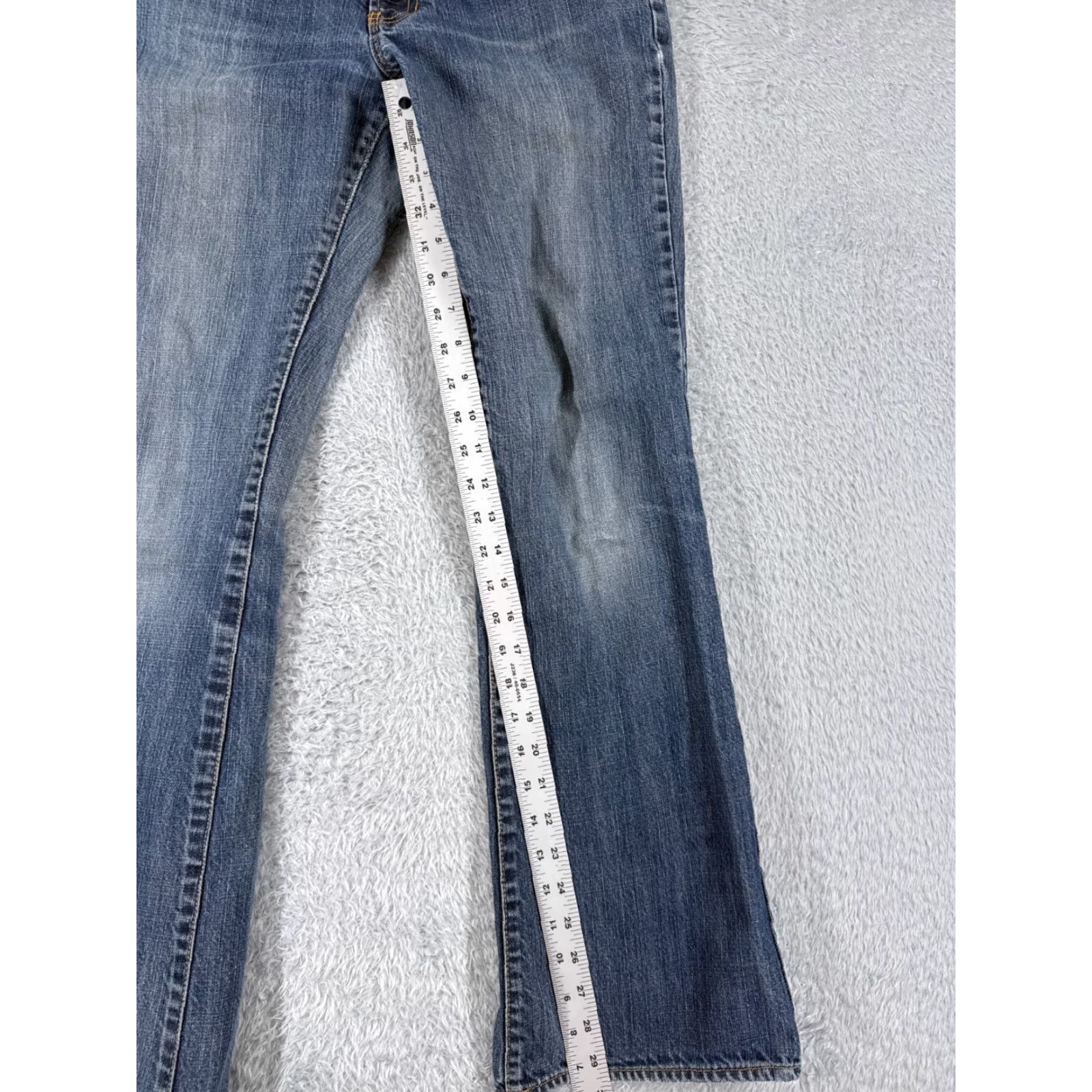 Gap GAP Jeans Womens 6 Blue Denim Cotton Blend 27x30 Low Rise Long And Lean Size 28" / US 6 / IT 42 - 7 Thumbnail