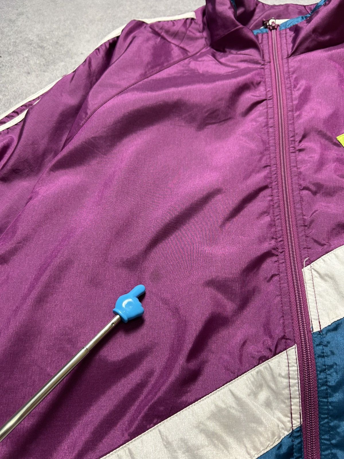 Adidas Vintage 90's Adidas Small Logo Track Jacket Retro Rave Y2K Size US L / EU 52-54 / 3 - 8 Thumbnail