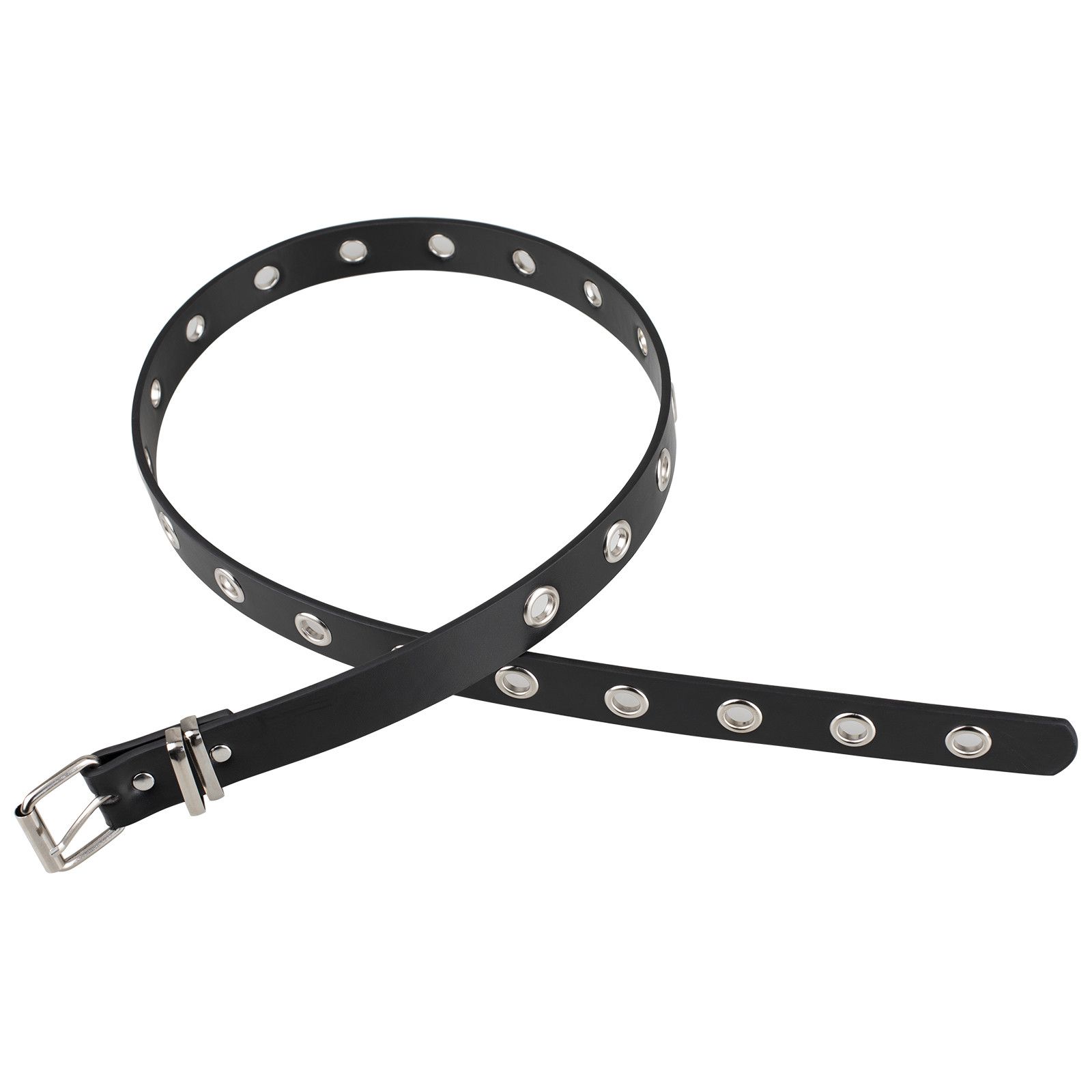 Designer Crazy Vintage Belt Riveted Belts Menswear Accessories Size ONE SIZE - 3 Thumbnail
