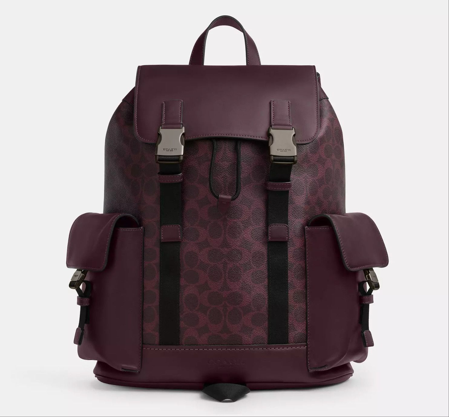 Coach MEN'S Clark Backpack In Signature Canvas CCF90 Size ONE SIZE - 9 Thumbnail