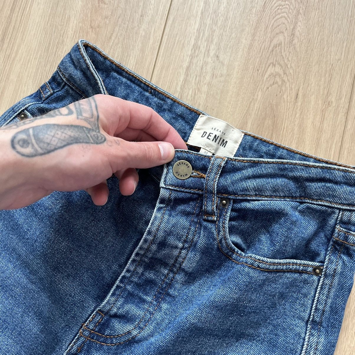 Sezane Sezane Denim Women’s Jeans 32 Size 24" / US 00 / IT 34 - 4 Thumbnail