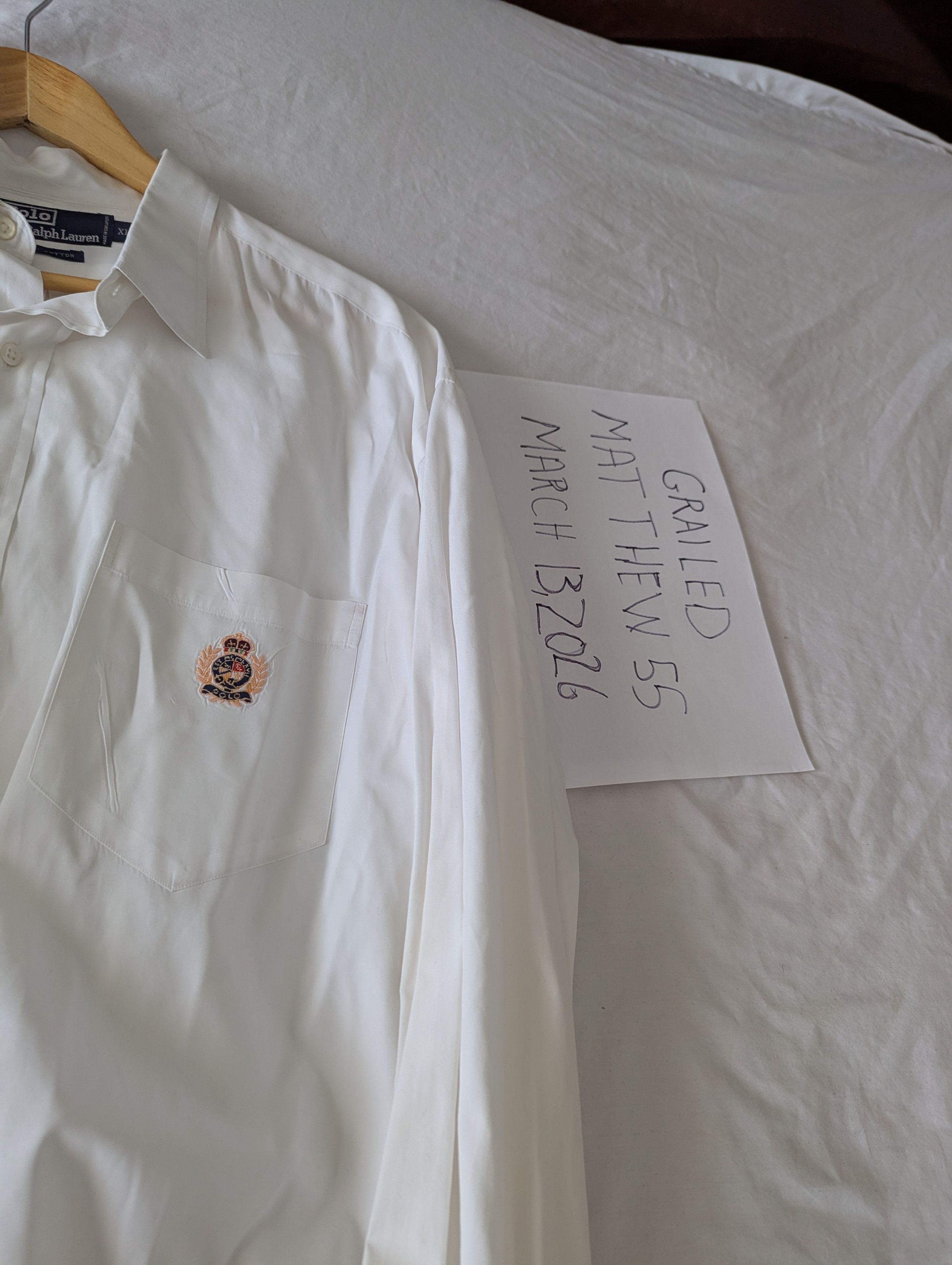 Polo Ralph Lauren Vintage Fine Cotton shirt Size US XL / EU 56 / 4 - 3 Thumbnail