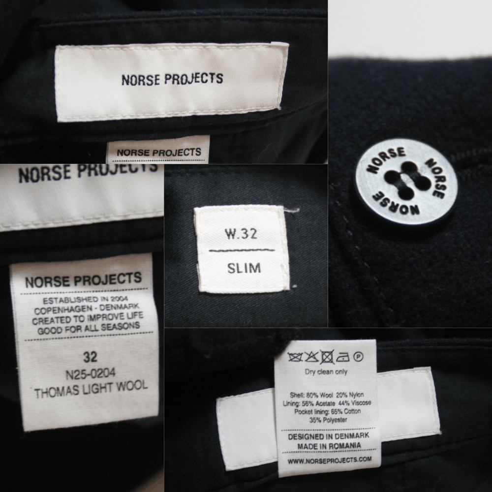 Norse Projects Thomas Light Wool Pants Size US 32 / EU 48 - 7 Thumbnail