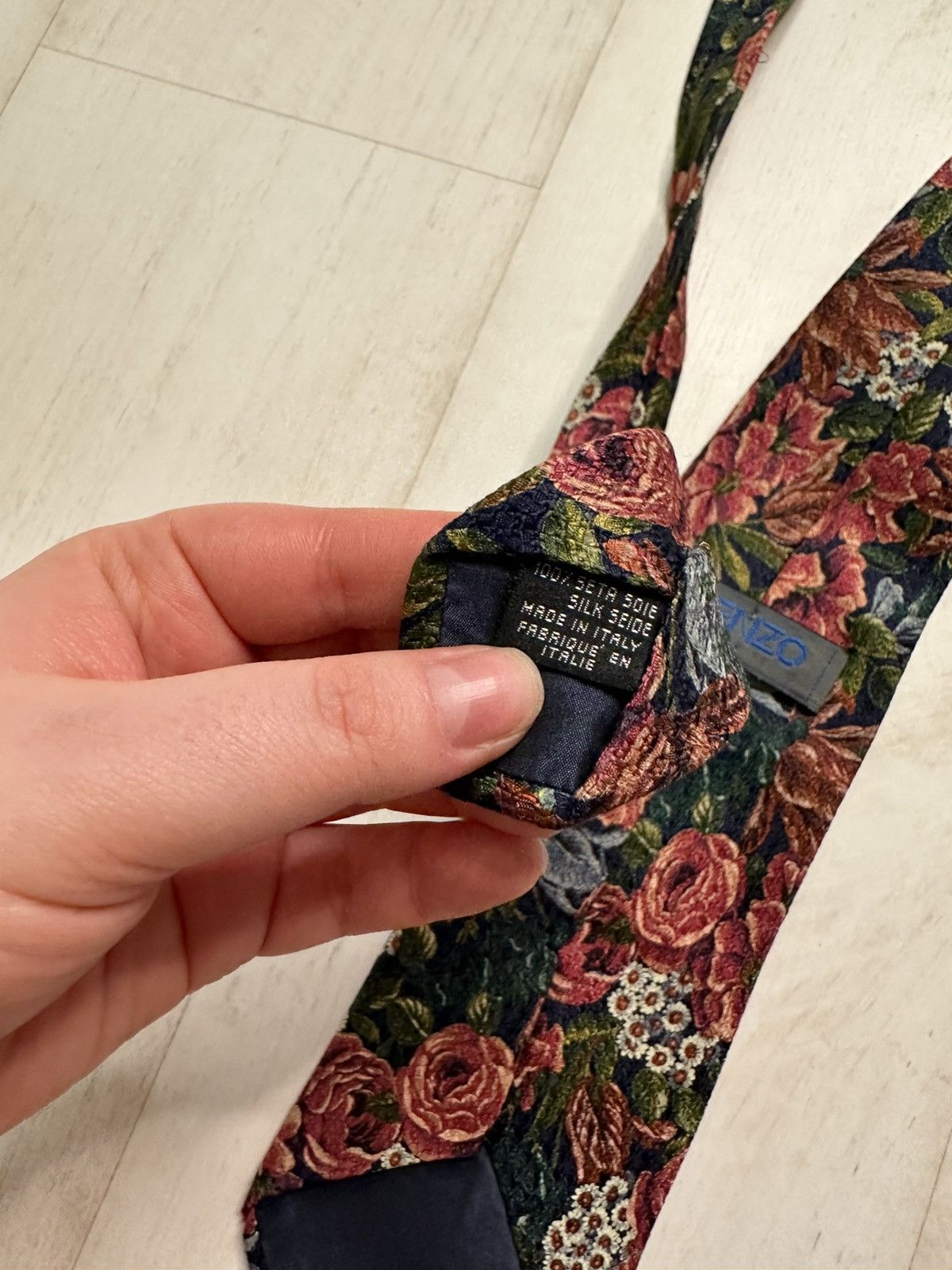 Japanese Brand × Kenzo × Vintage Kenzo vintage floral print tie Size ONE SIZE - 4 Thumbnail