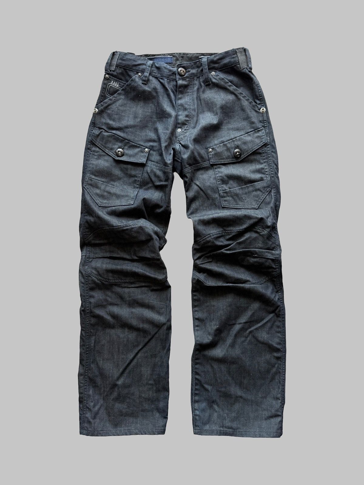 G-Star G Star Raw 3301 Avant Garde Y2K Italy Japan Punk Opium Jeans Size US 32 / EU 48 - 1 Thumbnail