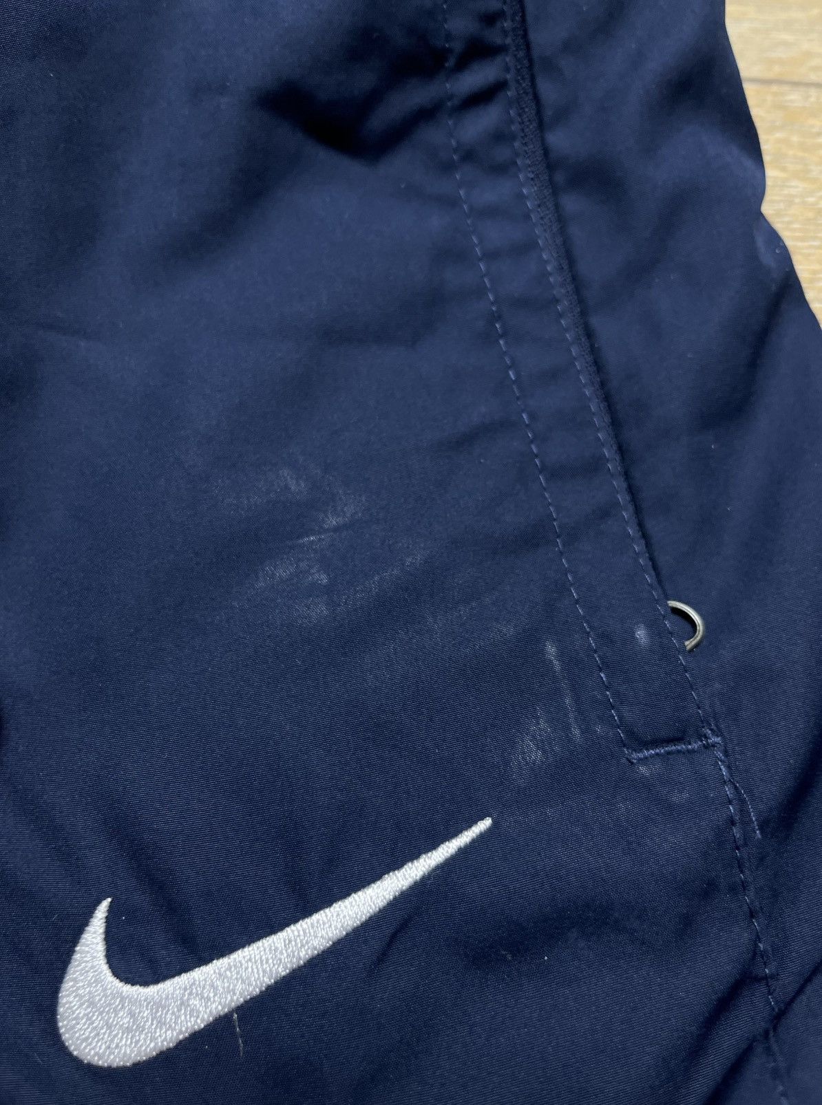 Nike Vintage Nike Nylon Swoosh Baggy Track Pants 00s Size US 36 / EU 52 - 5 Thumbnail