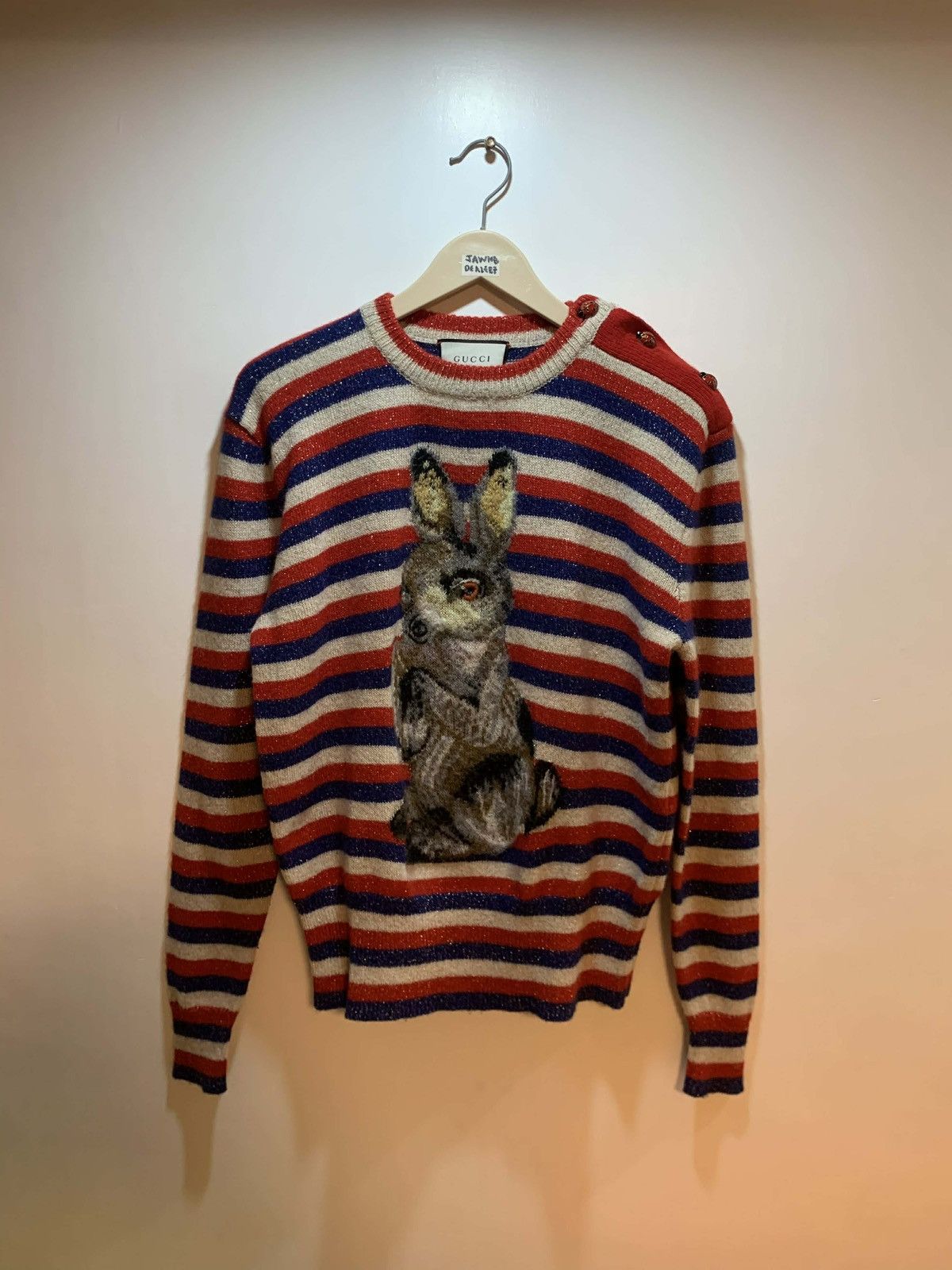 Gucci Gucci Striped Cashmere Knitwear Sweater Size L / US 10 / IT 46 - 2 Thumbnail