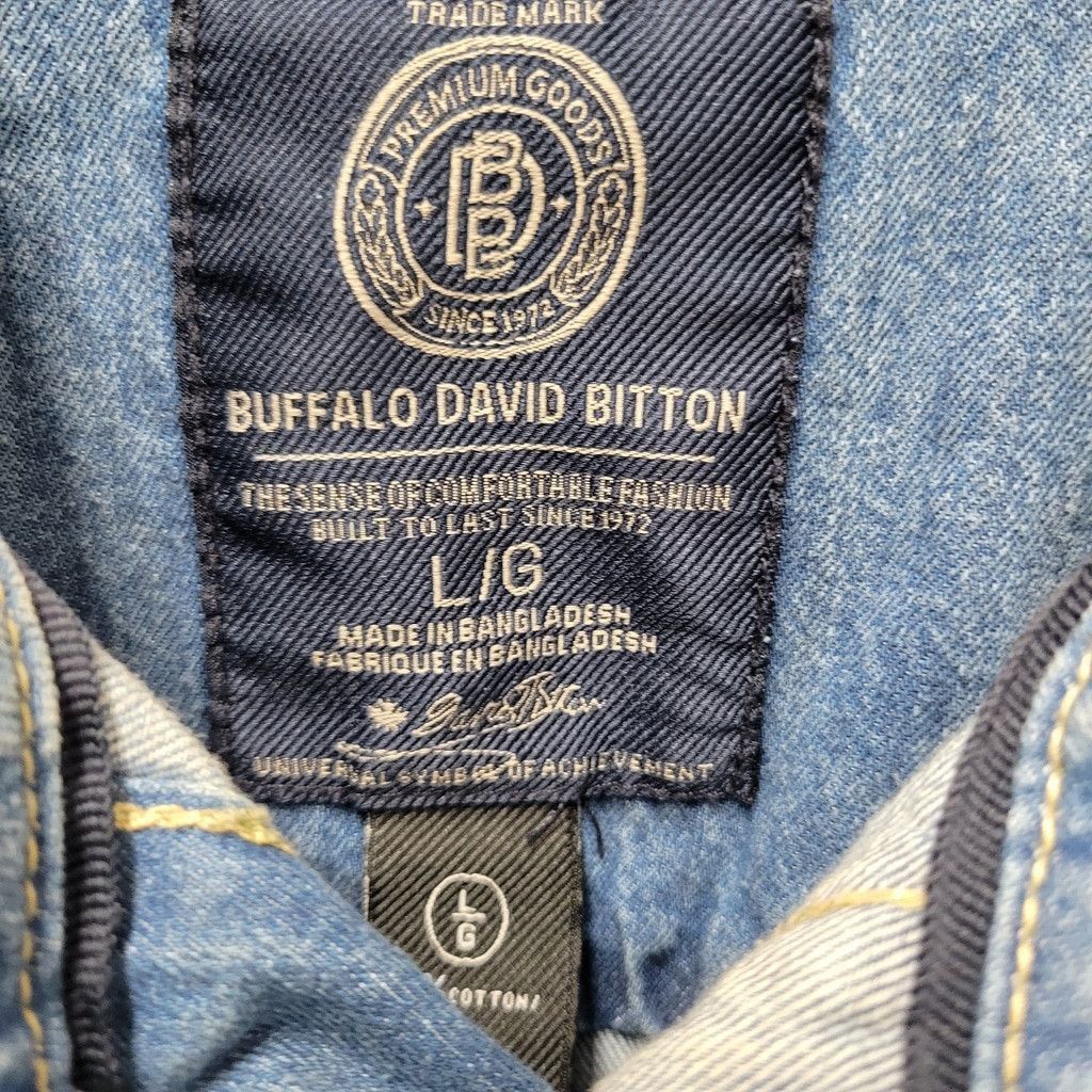 Buffalo David Bitton Buffalo David Bitton Jeremy Men's Denim Shirt Jacket Large Size US L / EU 52-54 / 3 - 9 Thumbnail