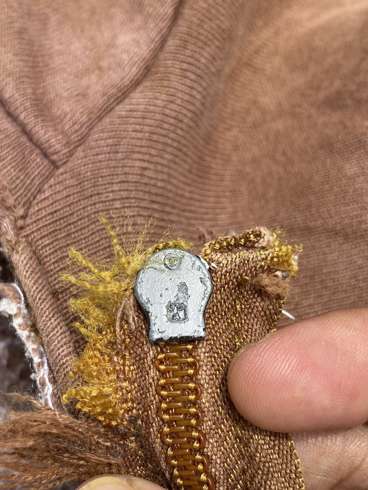 Carhartt × Vintage Distressed 80s~90s CARHARTT Reverse Weave Talon USA Zipper Size US L / EU 52-54 / 3 - 5 Thumbnail