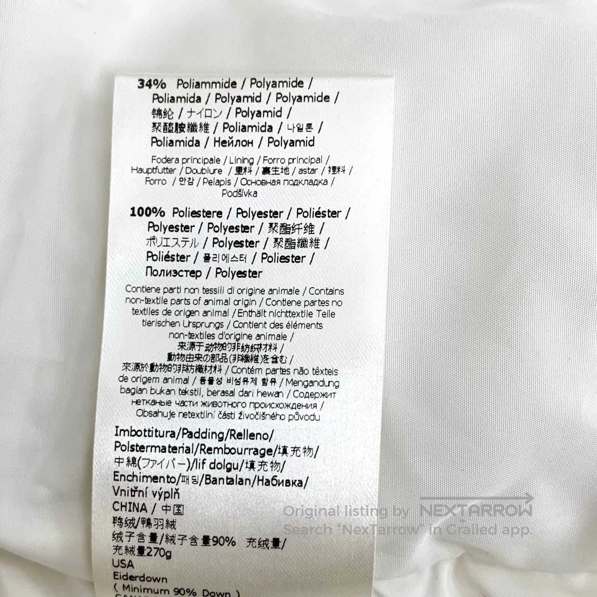 Fendi white logo print hooded long sleeve coat. Size US M / EU 48-50 / 2 - 8 Thumbnail