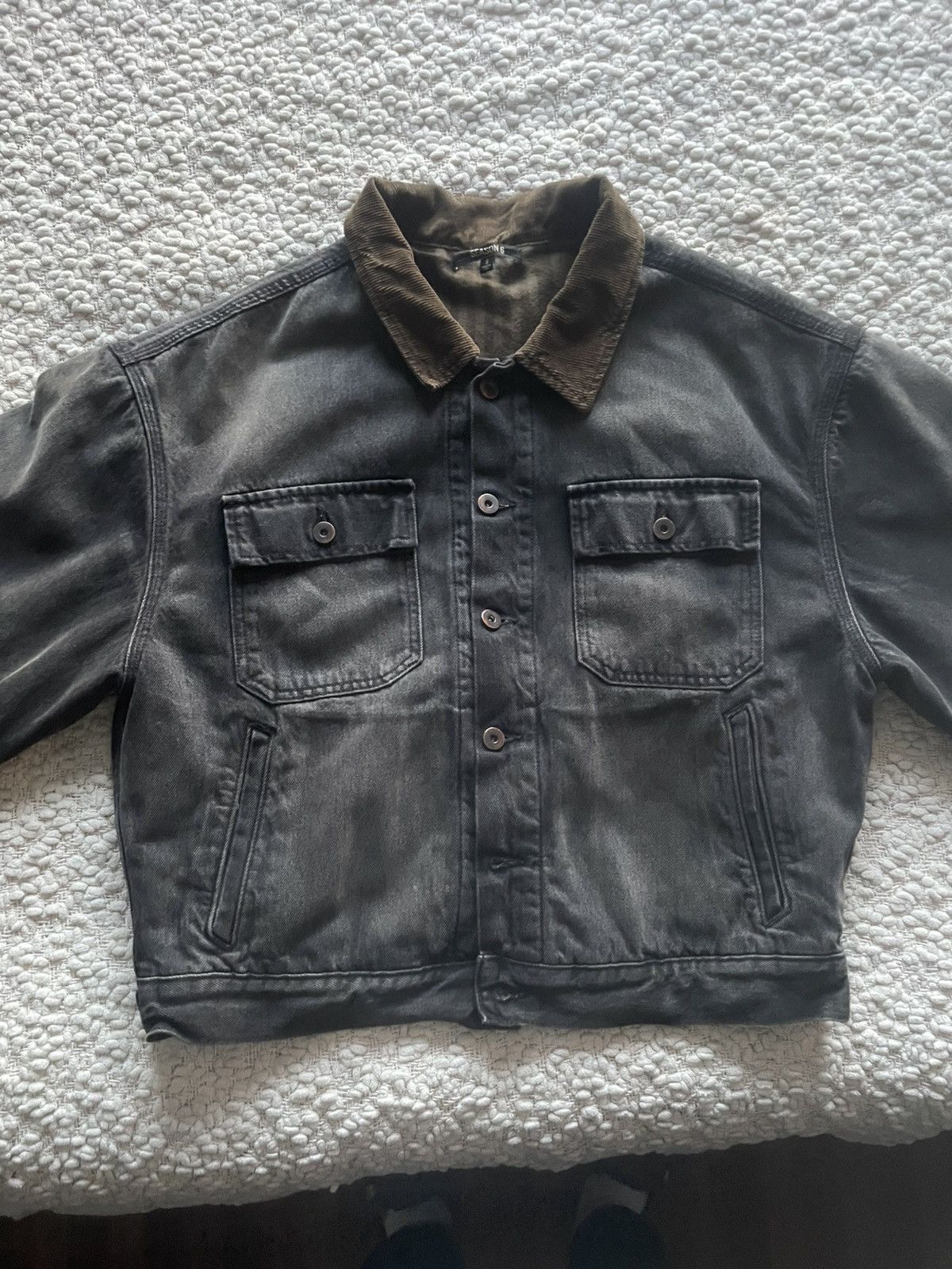 Yeezy Season 6 Faded Denim Work Jacket Size US S / EU 44-46 / 1 - 2 Thumbnail