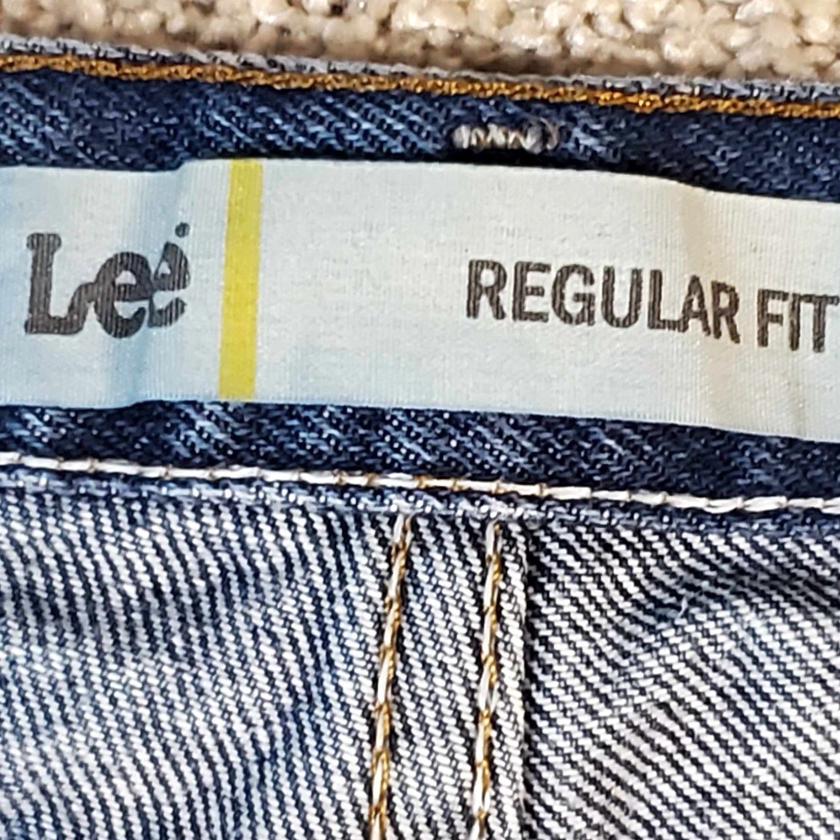 Lee Lee Jeans Mens Regular Fit Straight Leg Blue Denim 42x30 5-Pocket Style N/A Size US 42 / EU 58 - 5 Thumbnail