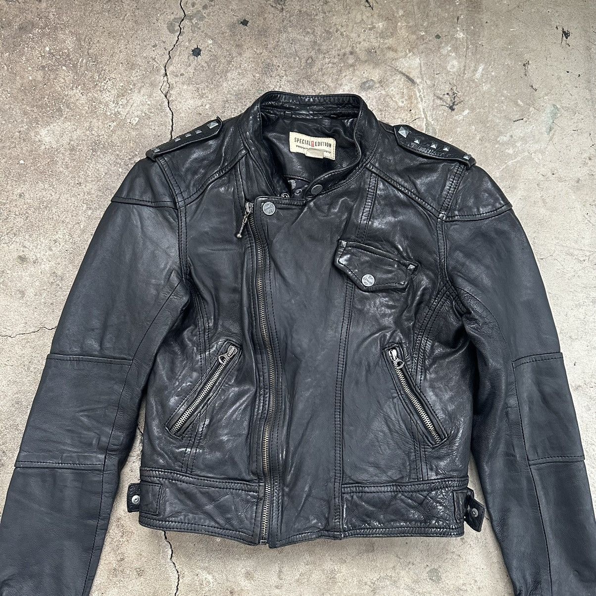 Levi's Levis Vintage Real leather biker moto punk jacket Size S / US 4 / IT 40 - 5 Thumbnail