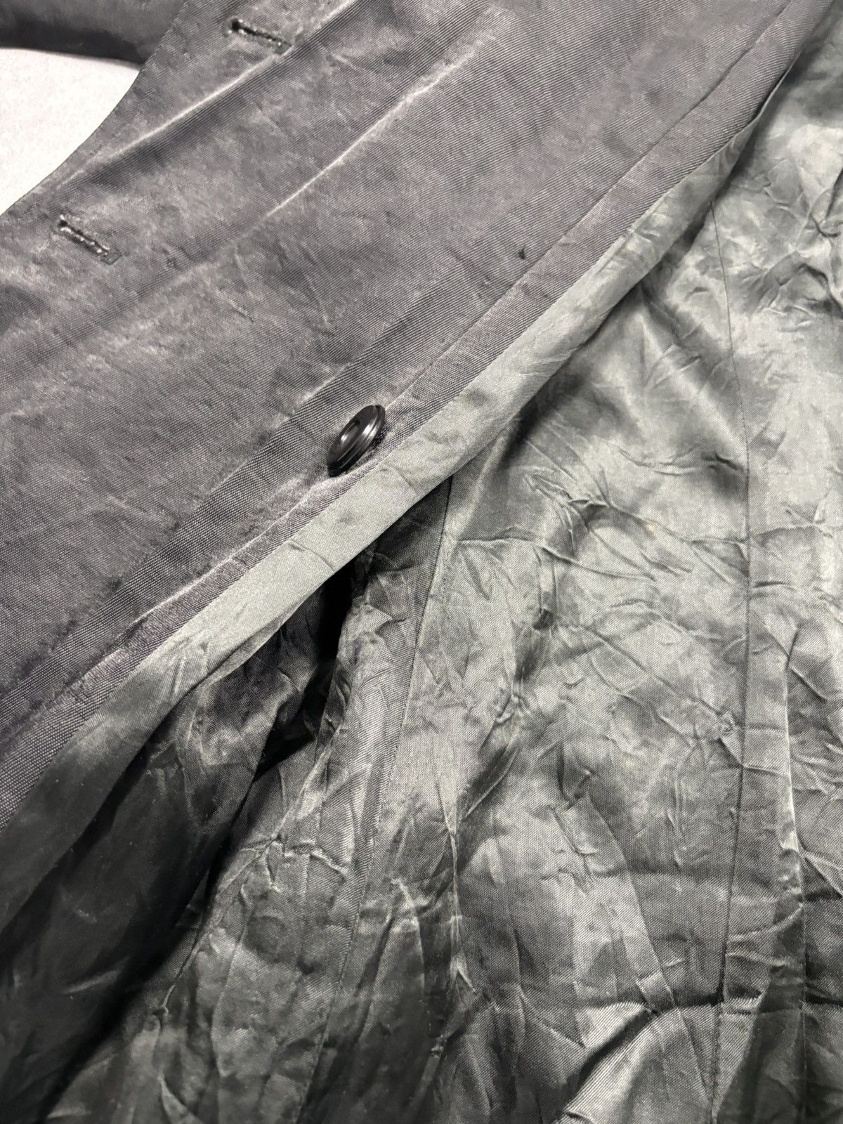 Armani Exchange Vintage 00s Armani Exchange Double Breasted Long Coat 90s Size M / US 6-8 / IT 42-44 - 21 Thumbnail