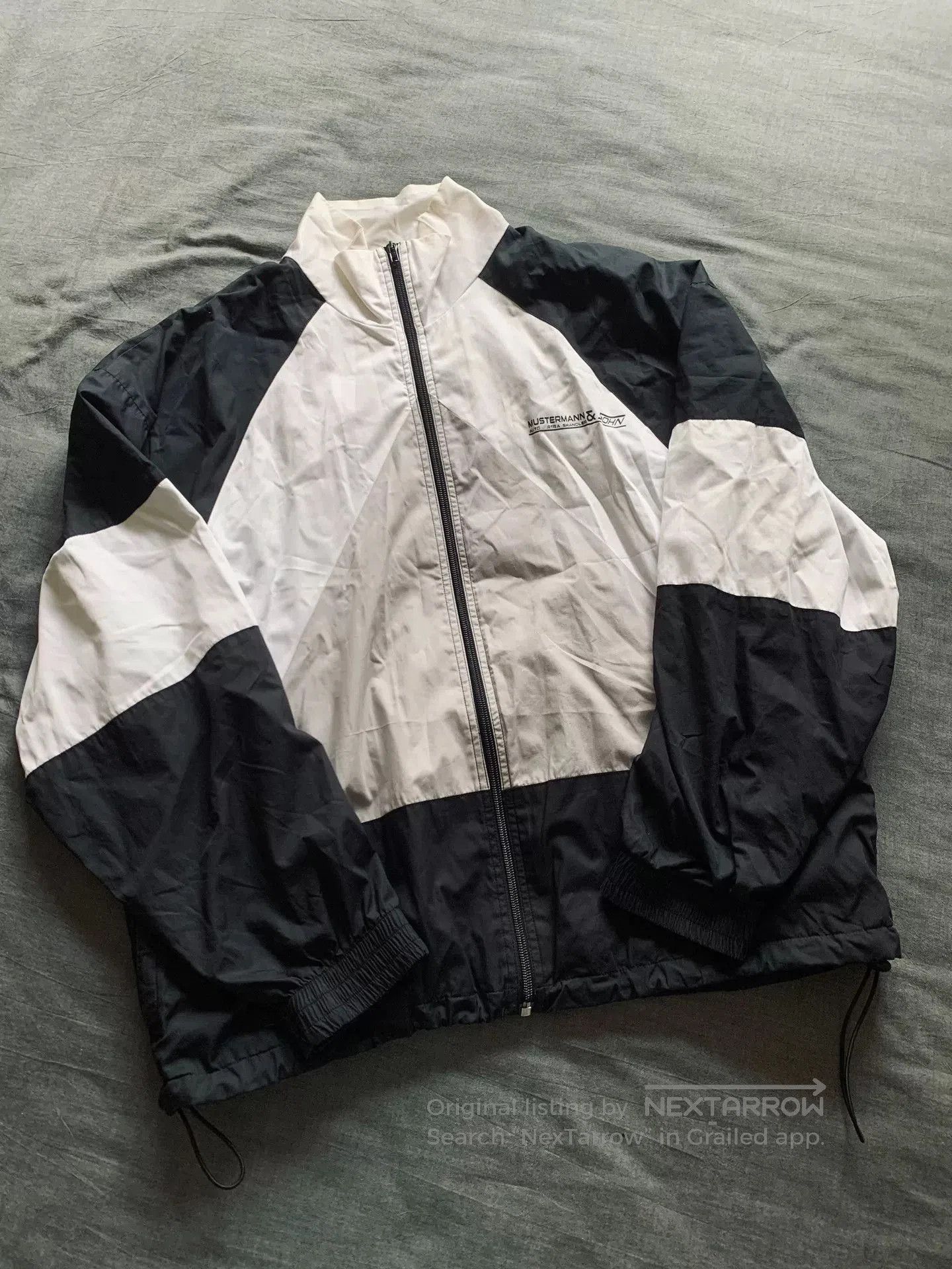 Vetements Vetements Black White Gray Print Coach Jacket. Size US M / EU 48-50 / 2 - 1 Thumbnail