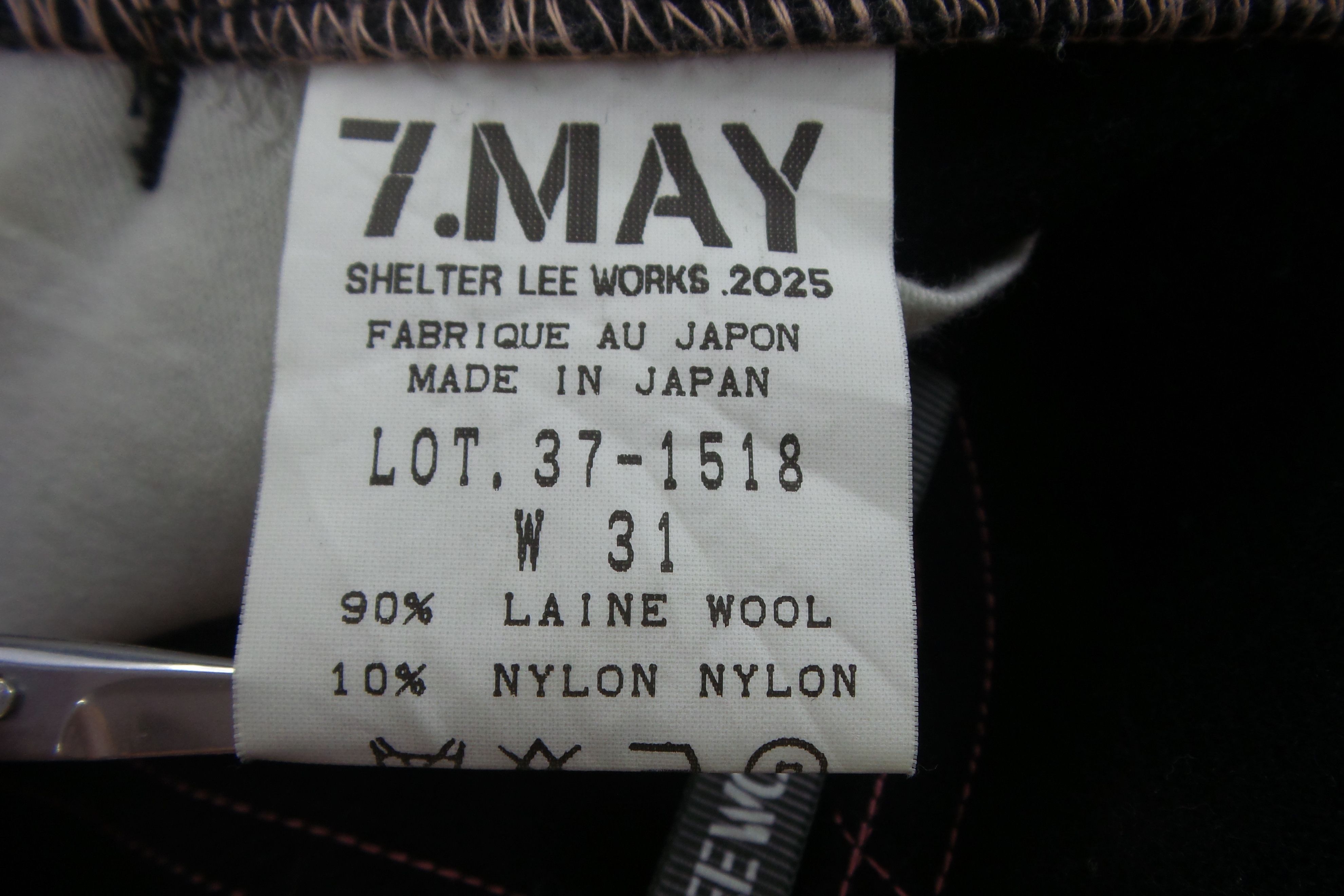 Designer × Japanese Brand 7.May.2025 Shelter Lee Works Light Weight Wool Jeans W30xL42 Size US 31 - 4 Thumbnail