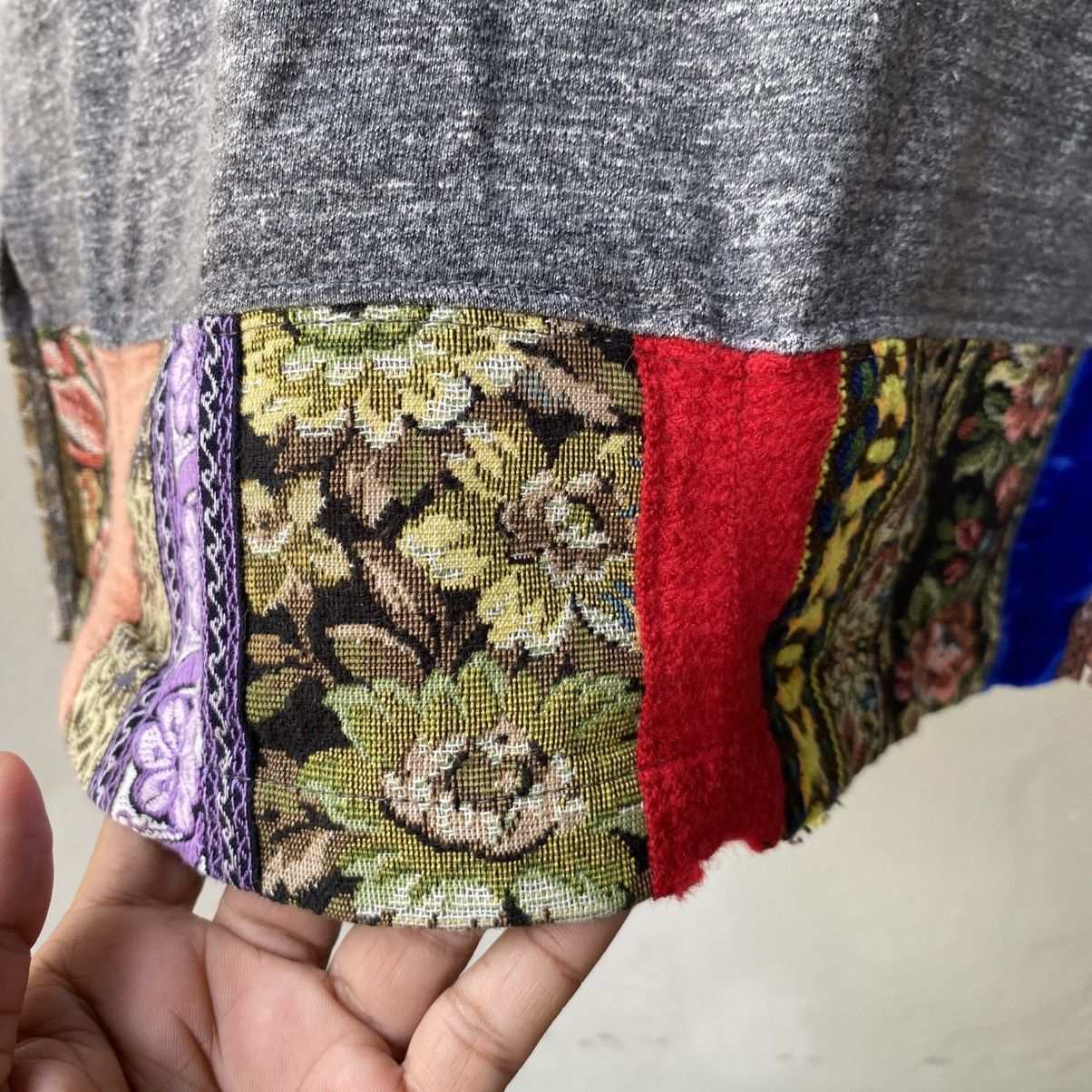 Comme des Garcons COMME des GARCONS Homme Patchwork Hem T-Shirt Size US M / EU 48-50 / 2 - 6 Thumbnail