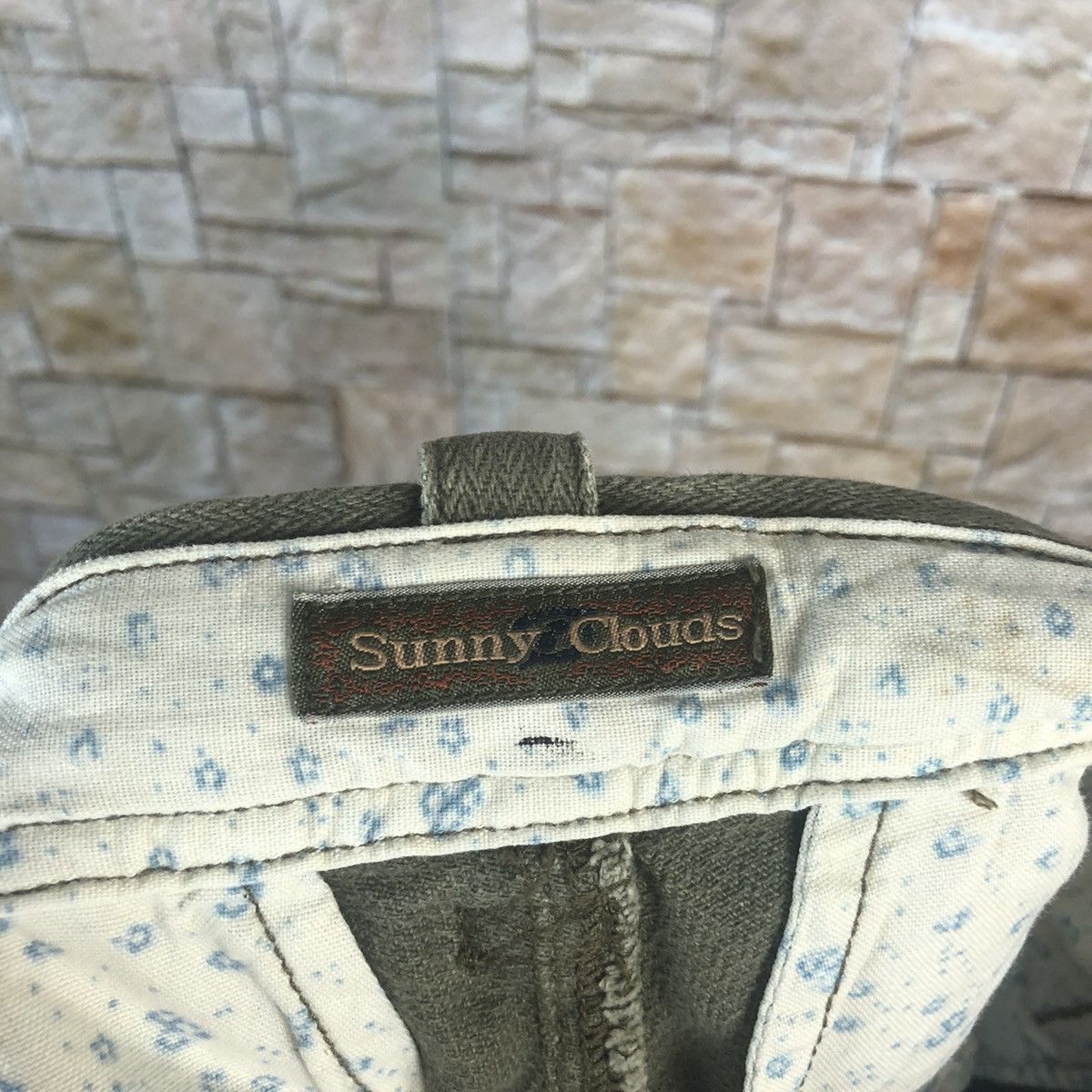 Japanese Brand Sunny Clouds Green Cargo Multipocket Pants #A50 Size US 29 - 17 Thumbnail