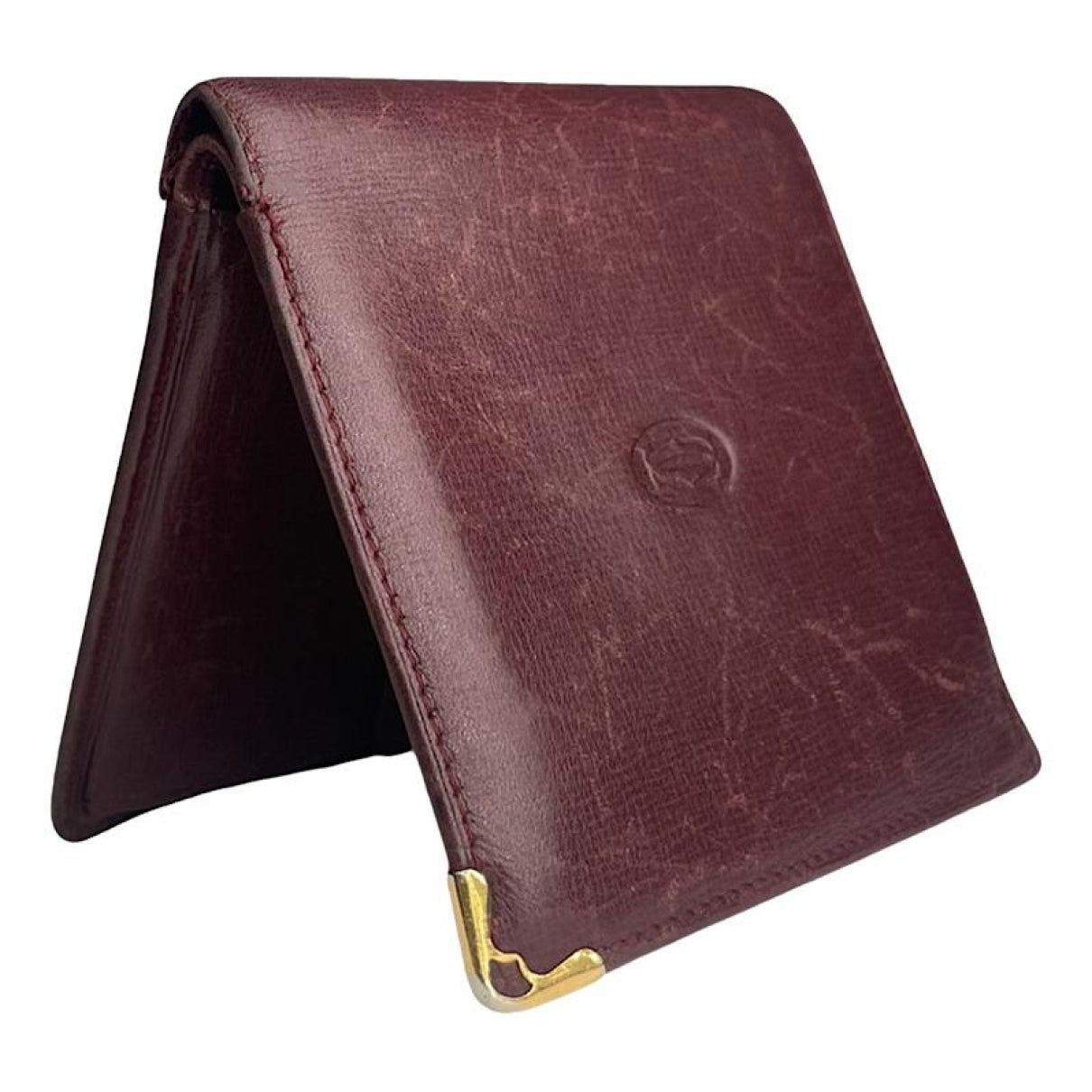 Cartier Burgundy Leather Purse Size ONE SIZE - 1 Thumbnail