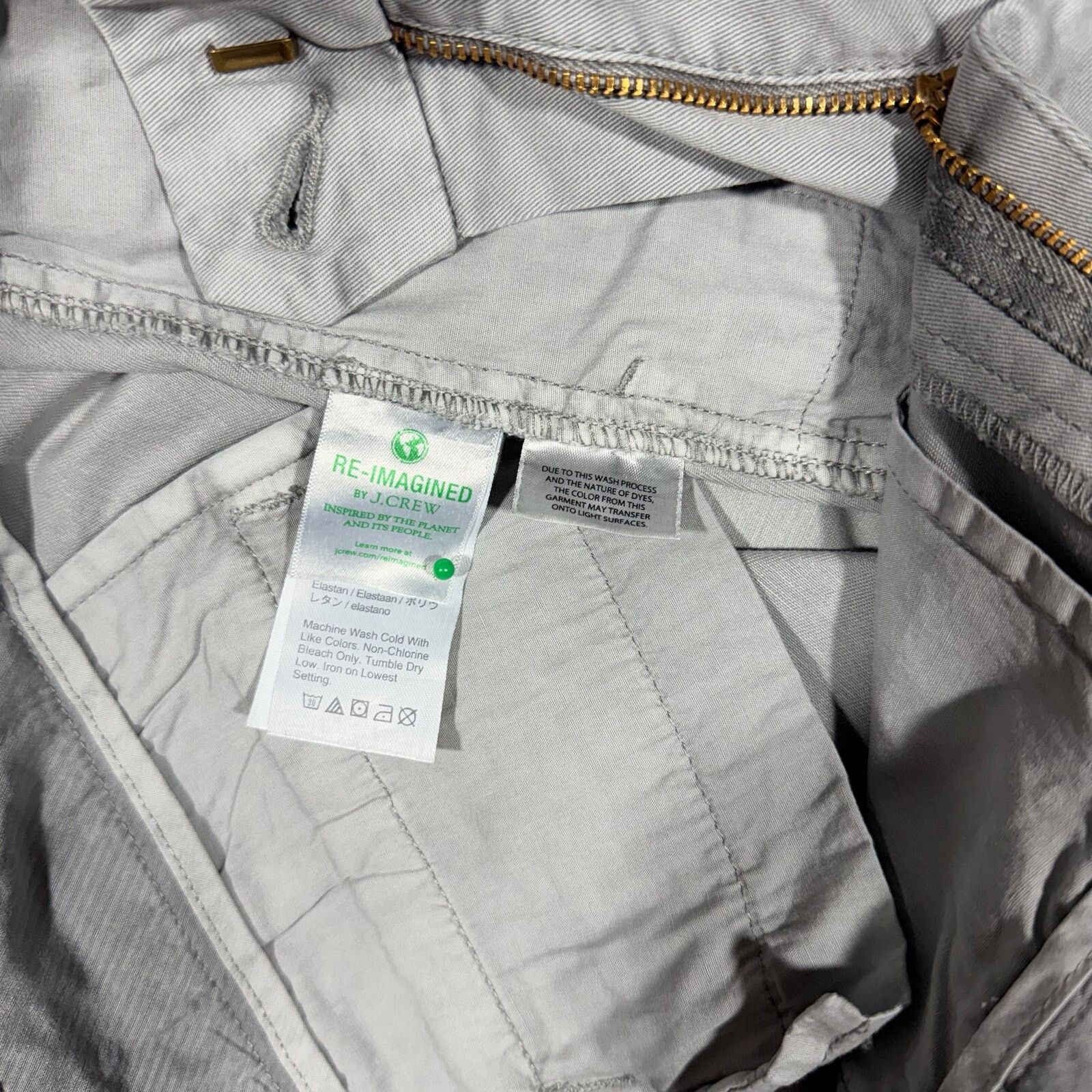 J.Crew New J. Crew Chino Shorts Women's 8 Gray Size 30" / US 8 / IT 44 - 6 Thumbnail