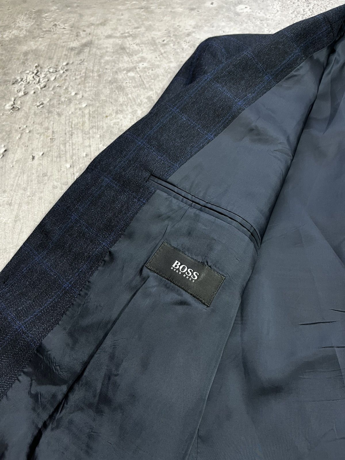 Hugo Boss Hugo Boss Einstein Wool Cashmere Navy Blazer Jacket Size 58 Size US XXL / EU 58 / 5 - 7 Thumbnail