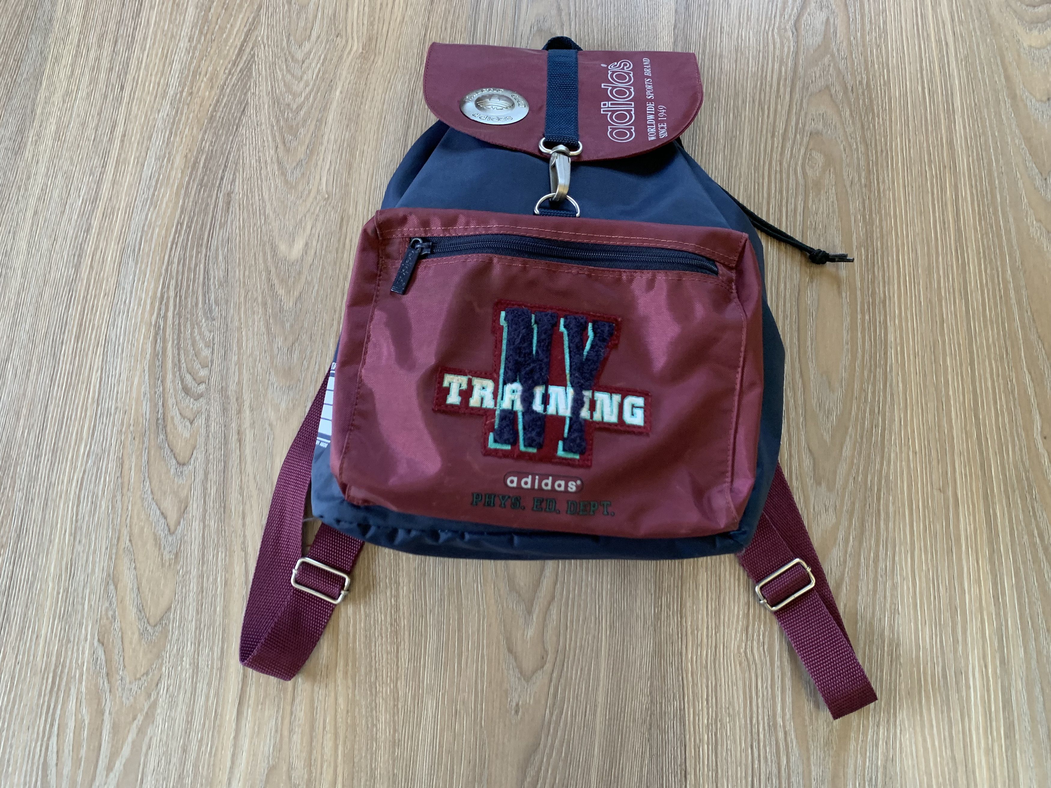 Adidas Rare Adidas New York Training Retro Backpack | Grailed