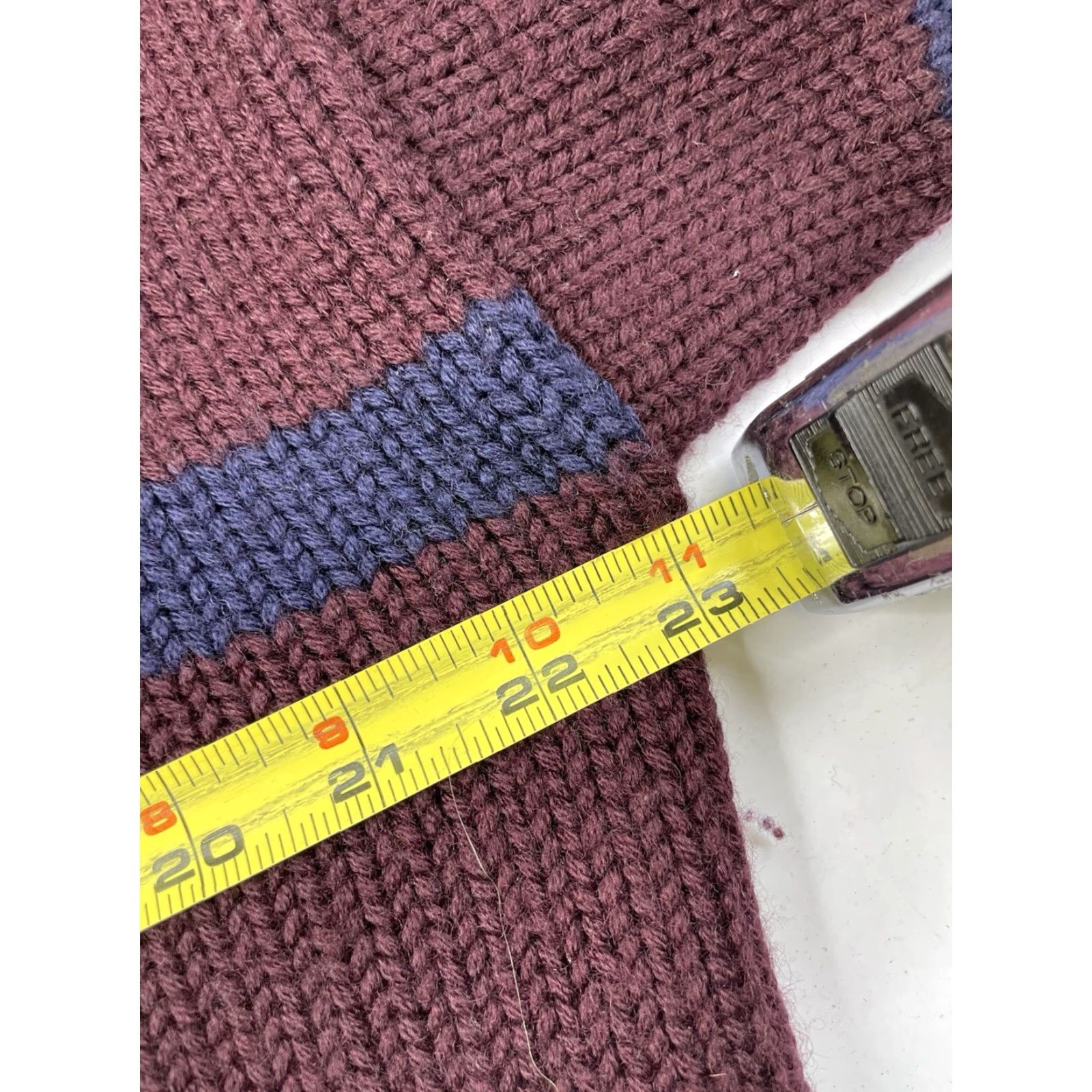 Polo Ralph Lauren VINTAGE Polo Ralph Lauren Striped Wool Knit Sweater Large Size US L / EU 52-54 / 3 - 6 Thumbnail