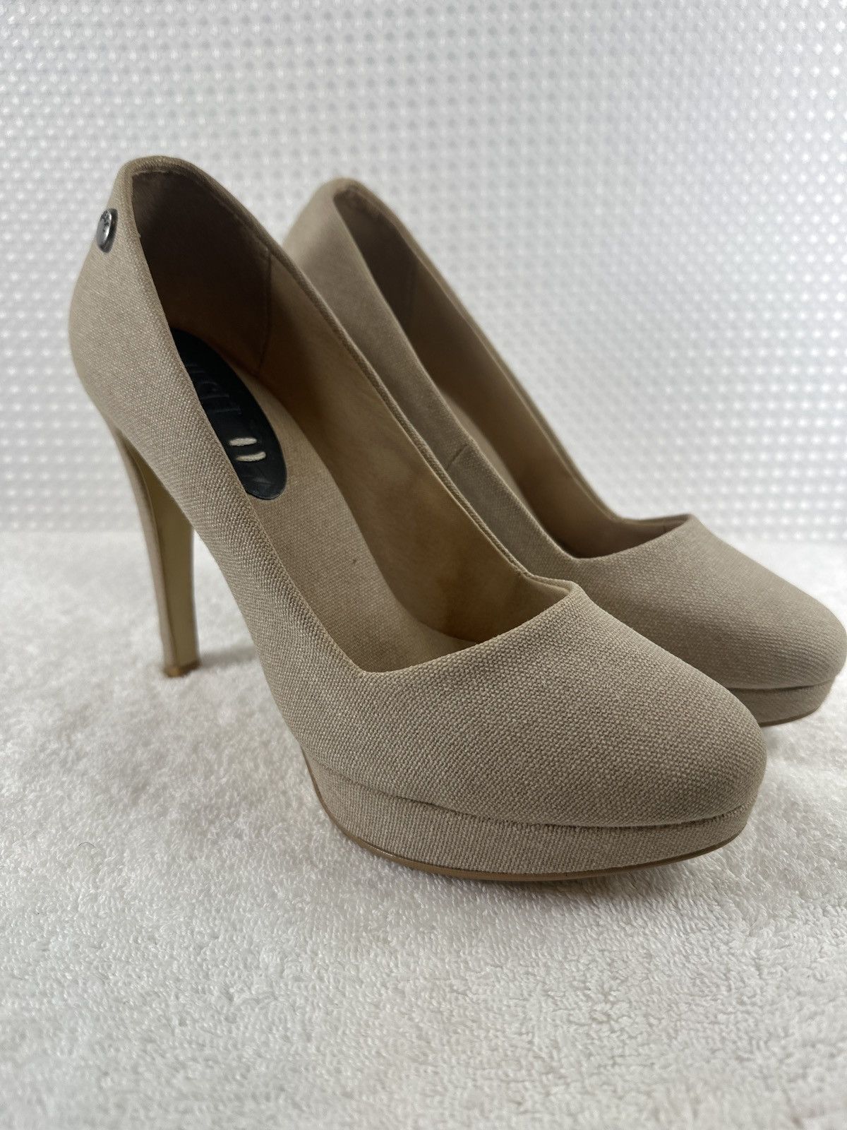 Diesel Diesel KRISTALY Heel Platform Ivory Size US 8 / IT 38 - 1 Thumbnail