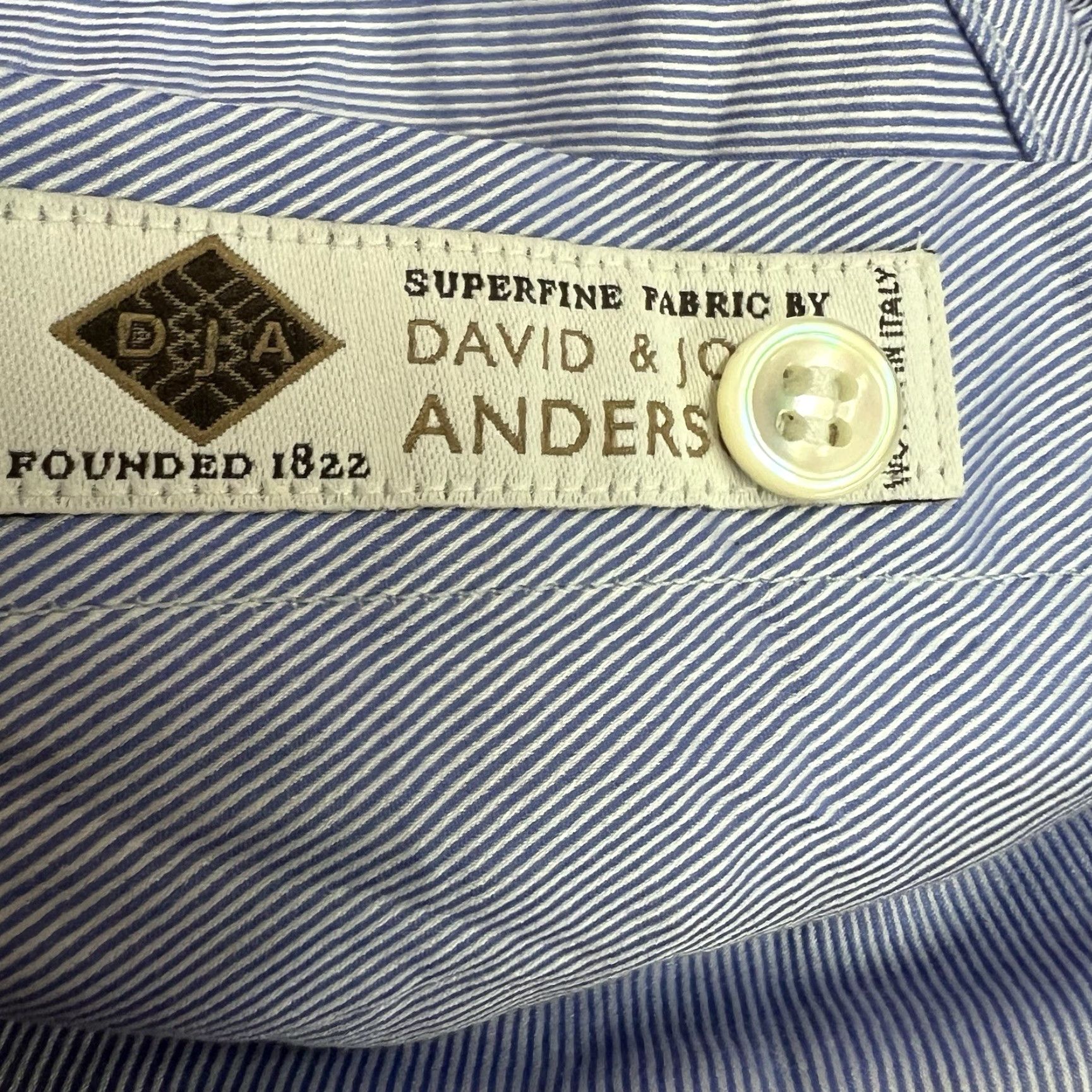 Vintage VINTAGE Apposta Men's Dress Shirt Cotton Striped Button-Up 4XL Blue Italian Theme Size US XXL / EU 58 / 5 - 7 Thumbnail
