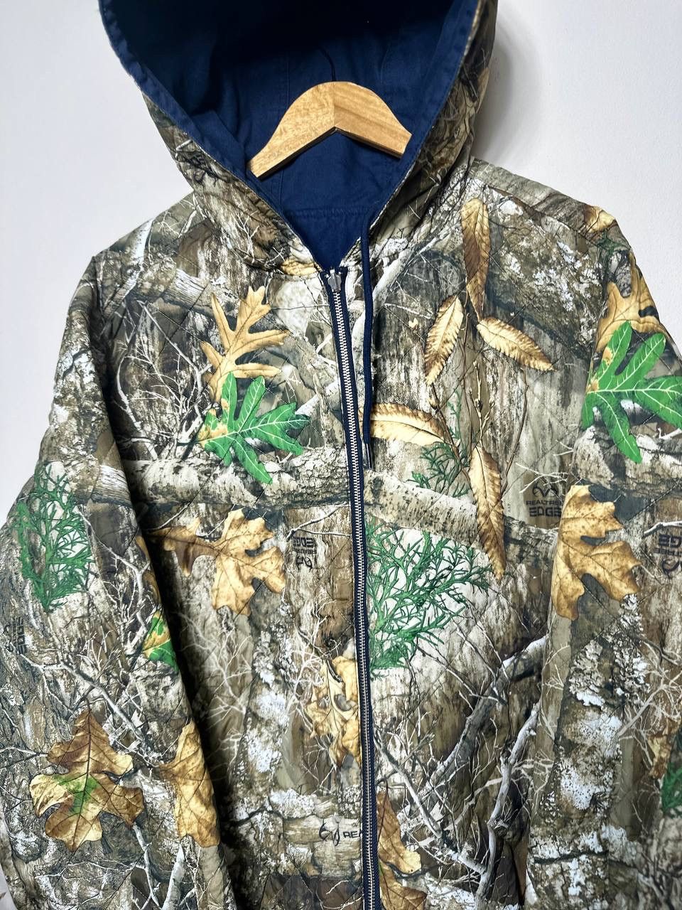 Palace Palace real tree navy reversible jacket size L Size US L / EU 52-54 / 3 - 10 Thumbnail